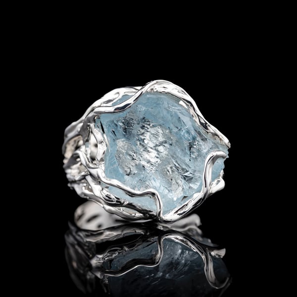 Каблучка з топазом