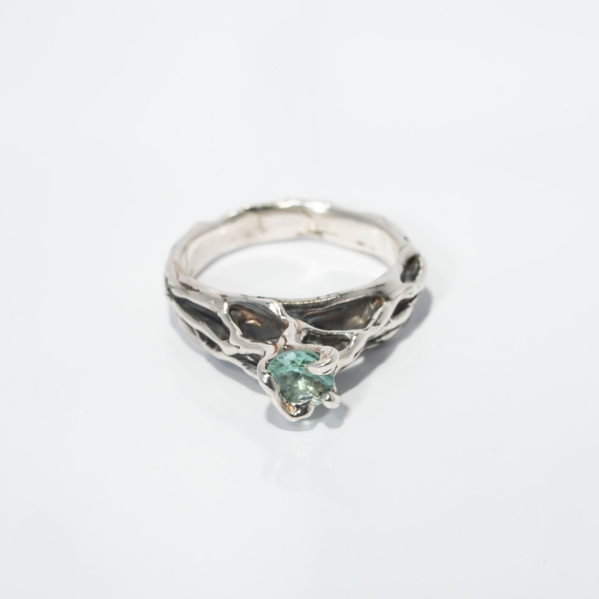 Каблучка з турмаліном