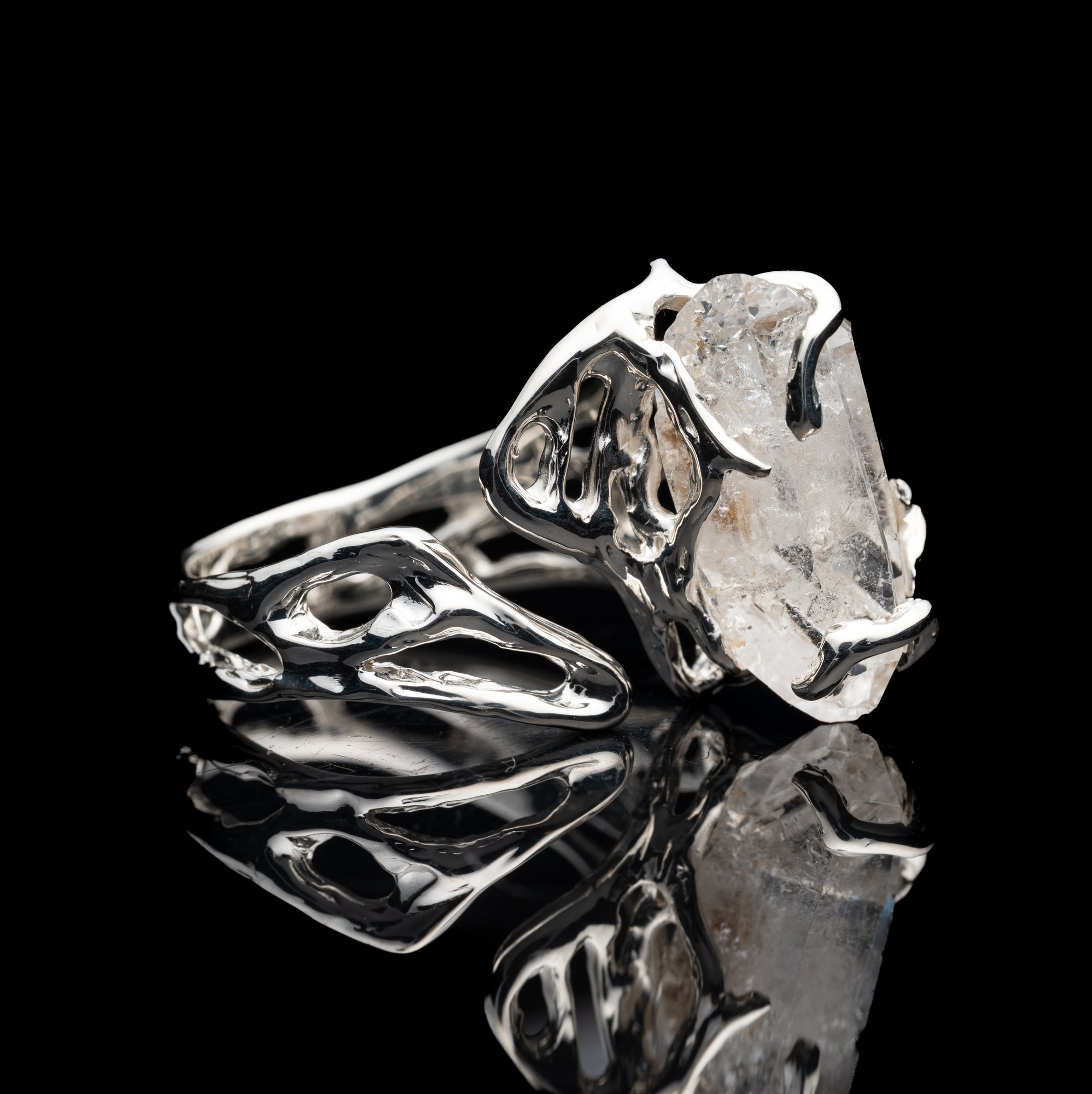 Каблучка з кварцом - зображення 2