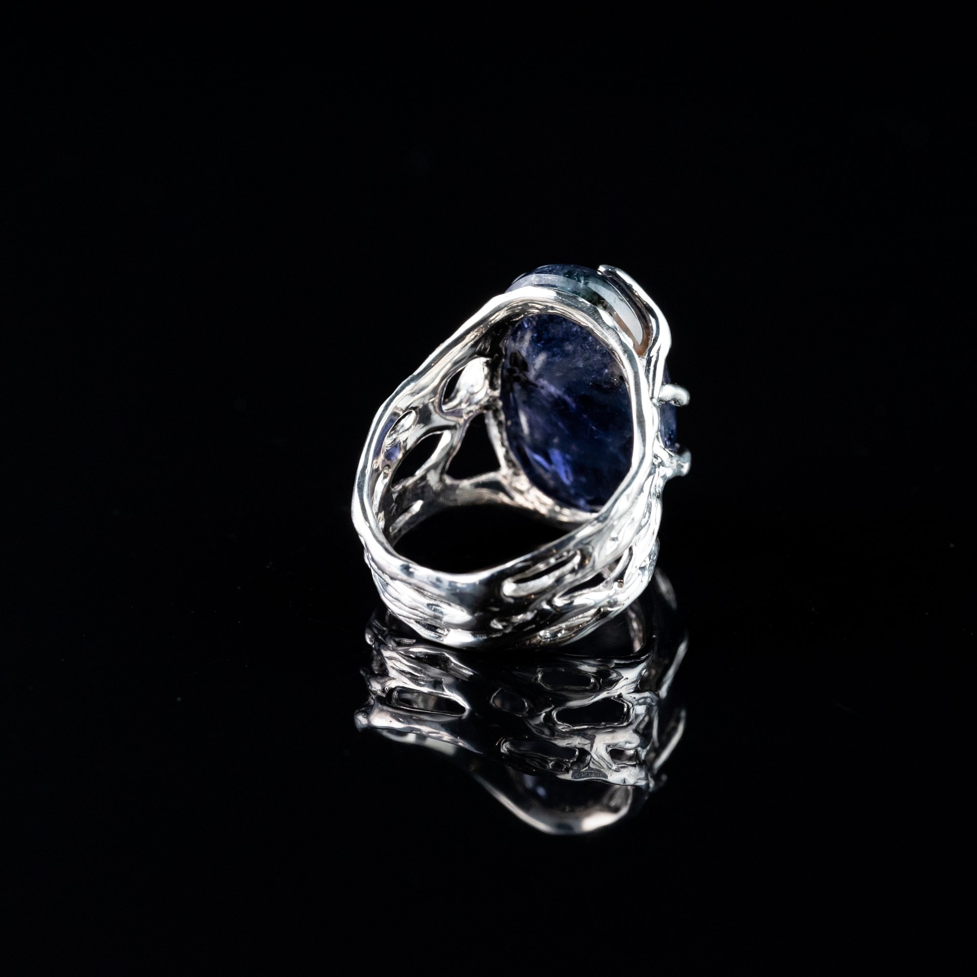 Каблучка з іолітом - зображення 4