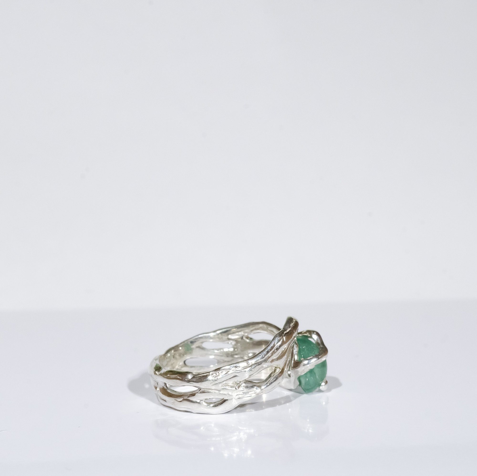 Каблучка зі смарагдом - зображення 7