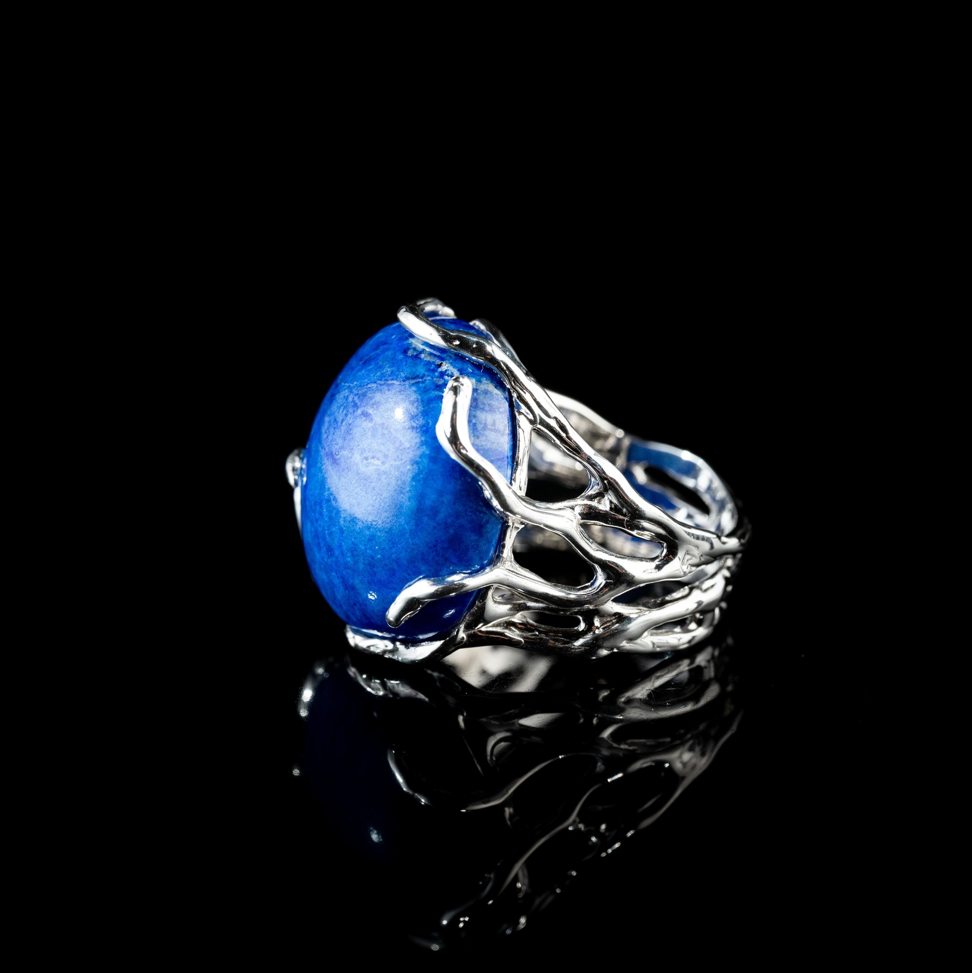 Каблучка з лазуритом - зображення 2