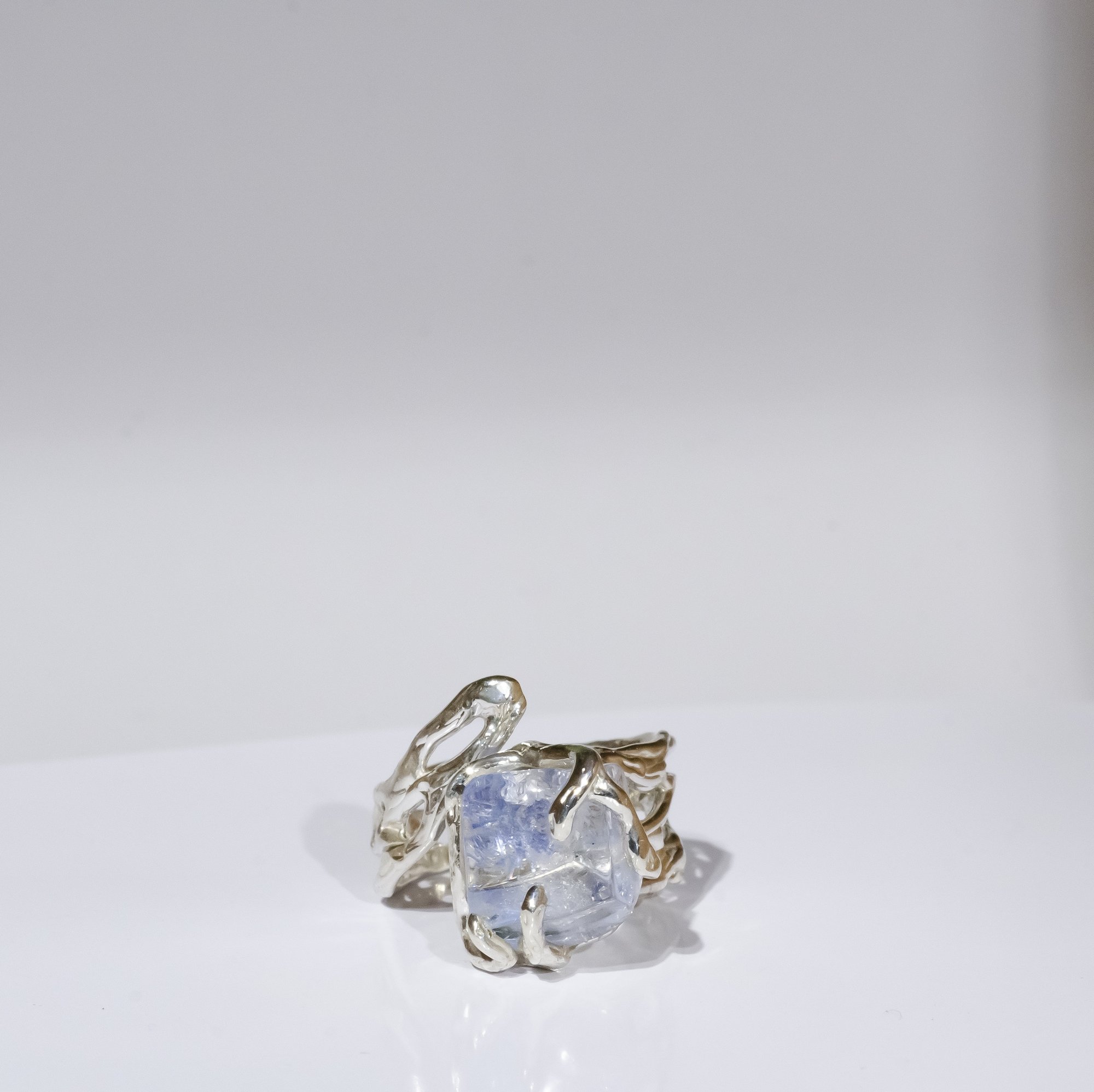 Каблучка з кварцом з включеннями дюмортьєриту - зображення 8