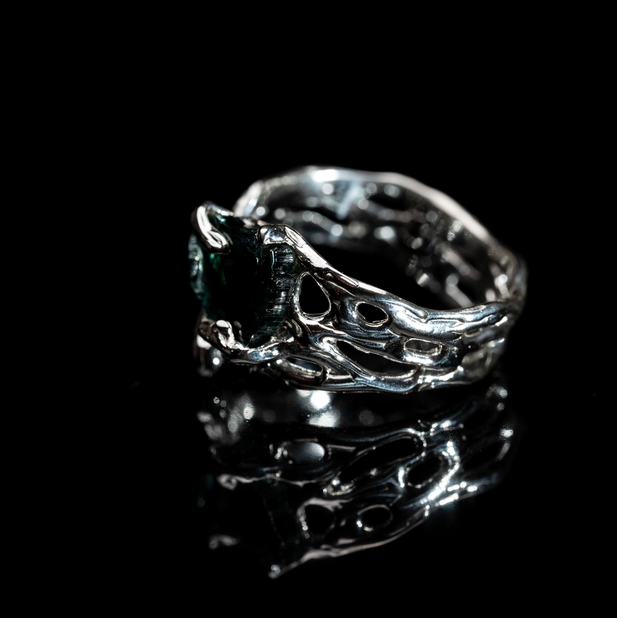 Каблучка з індиголітом - зображення 3