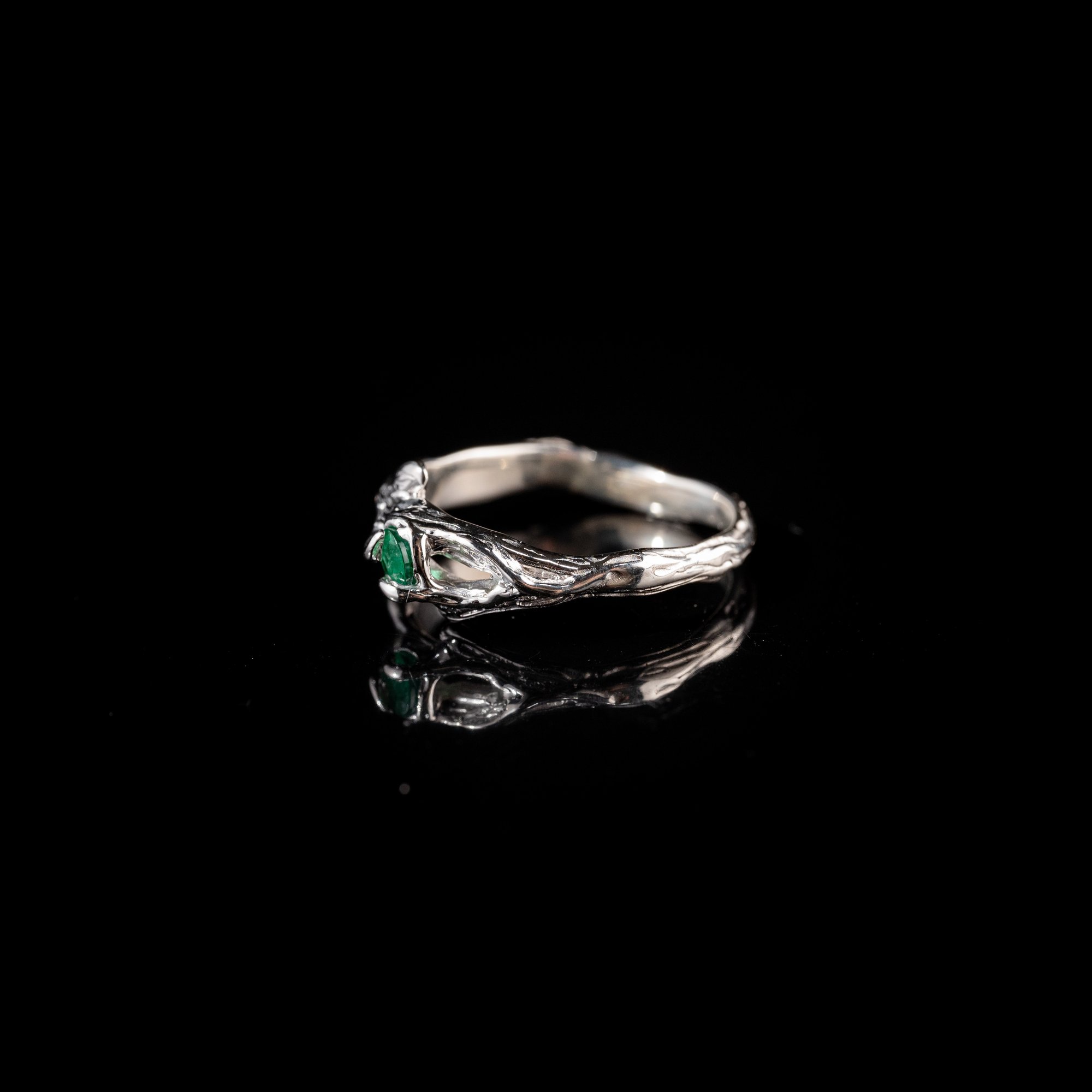 Каблучка зі смарагдом - зображення 2