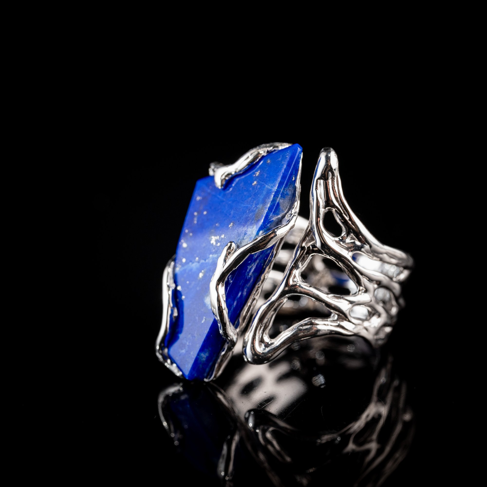 Каблучка з лазуритом - зображення 2