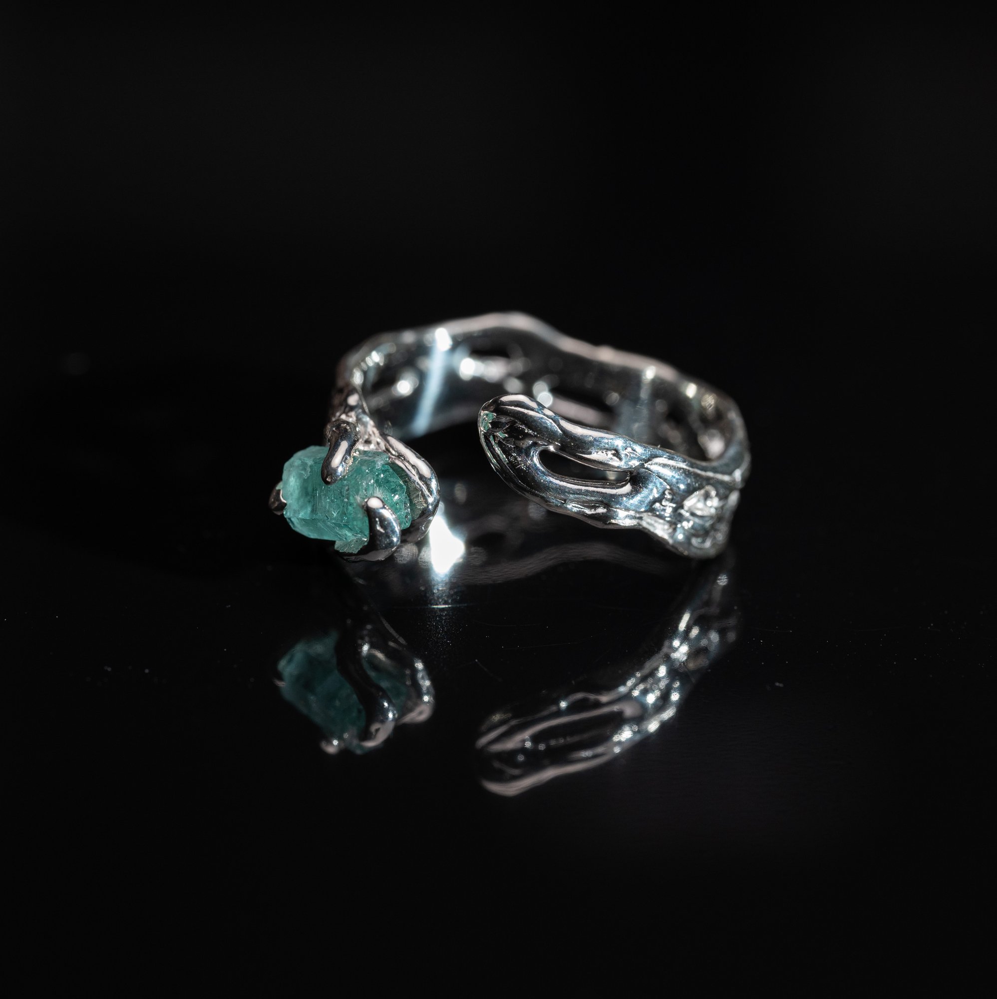 Каблучка зі смарагдом - зображення 2