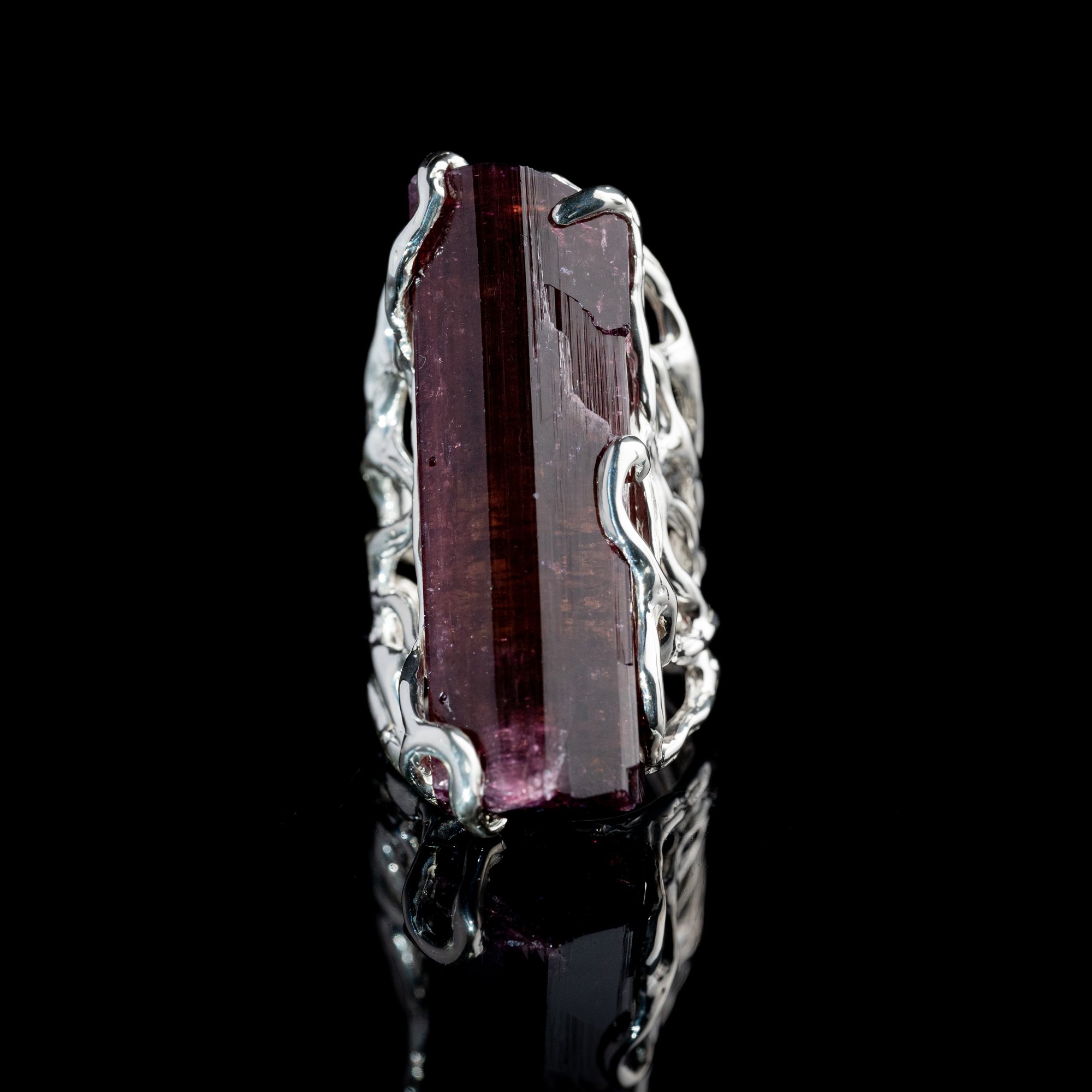 Каблучка з турмаліном