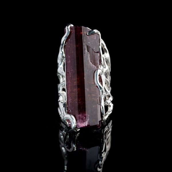 Каблучка з турмаліном