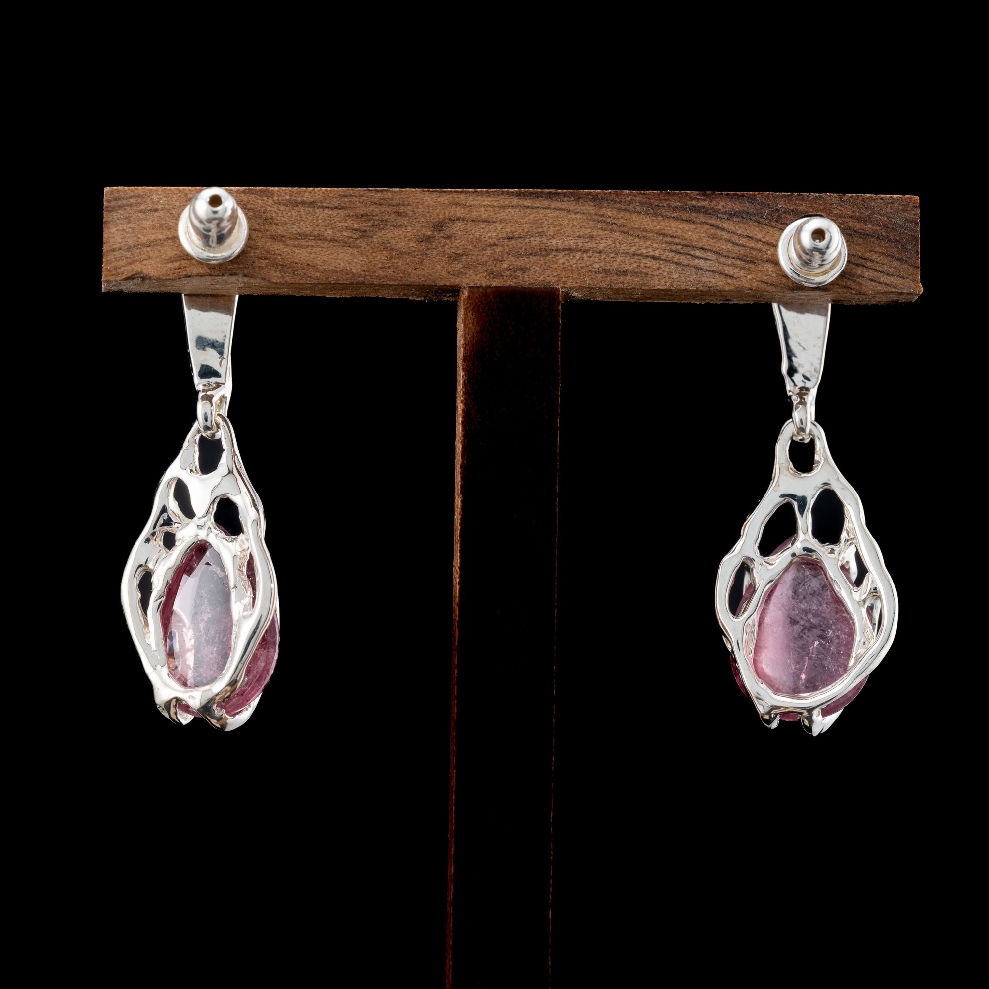 Сережки з рубелітом - зображення 2