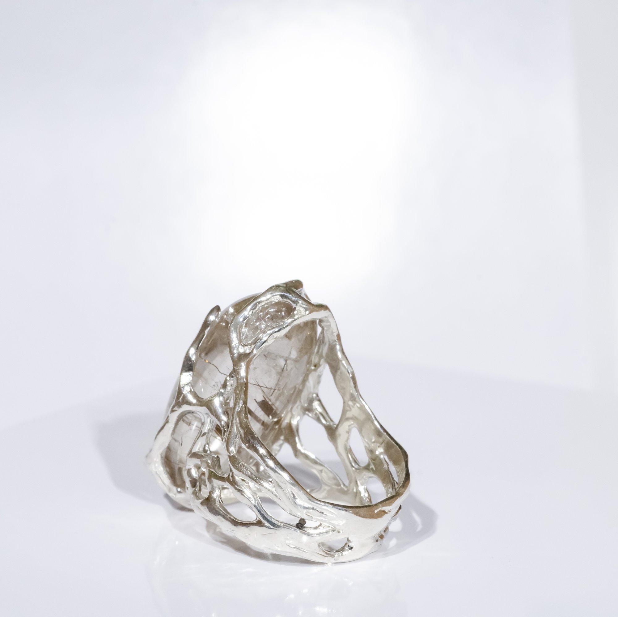 Каблучка з рутилованим кварцом - зображення 5