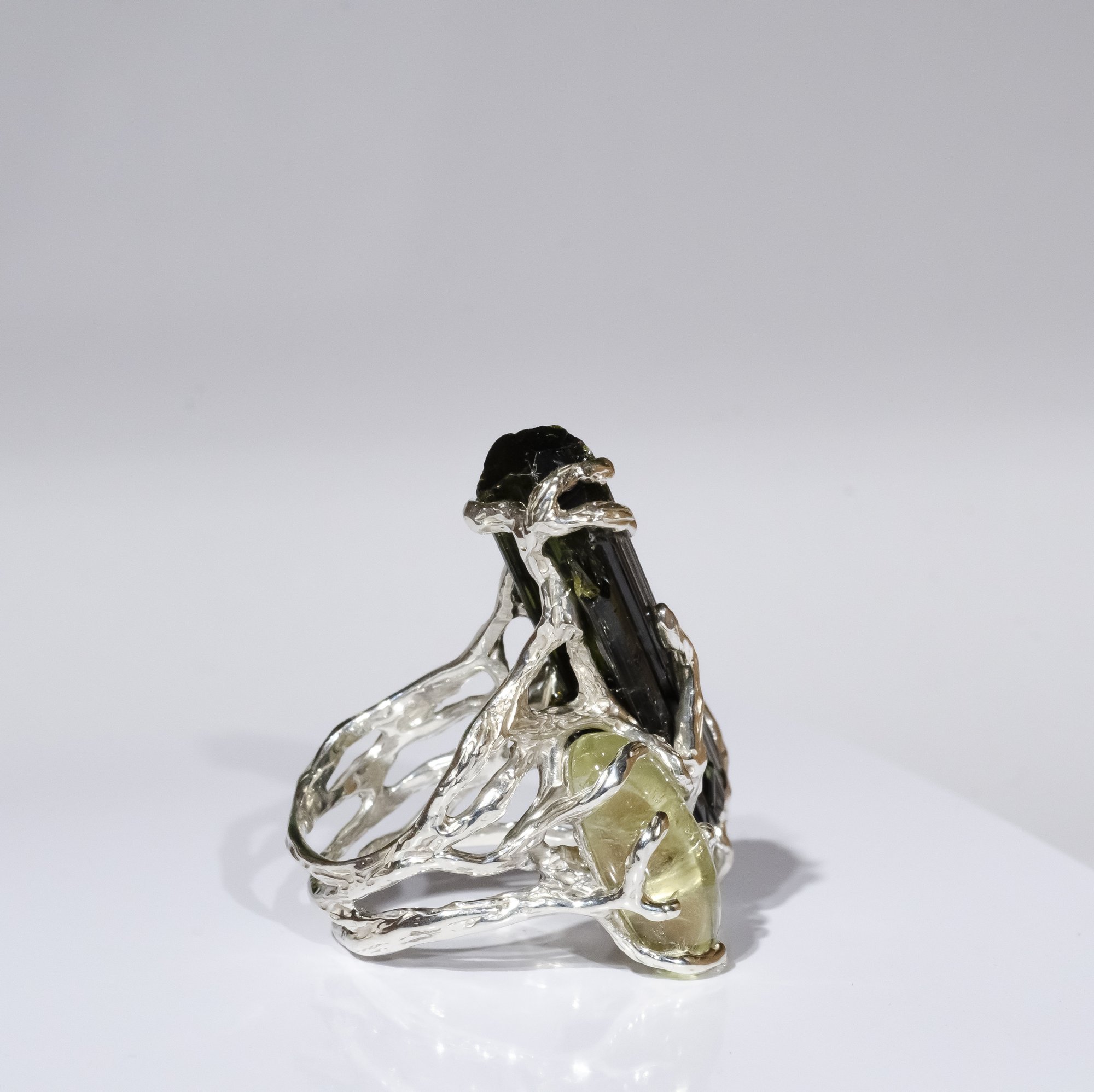 Каблучка з турмалінами та геліодором - зображення 5