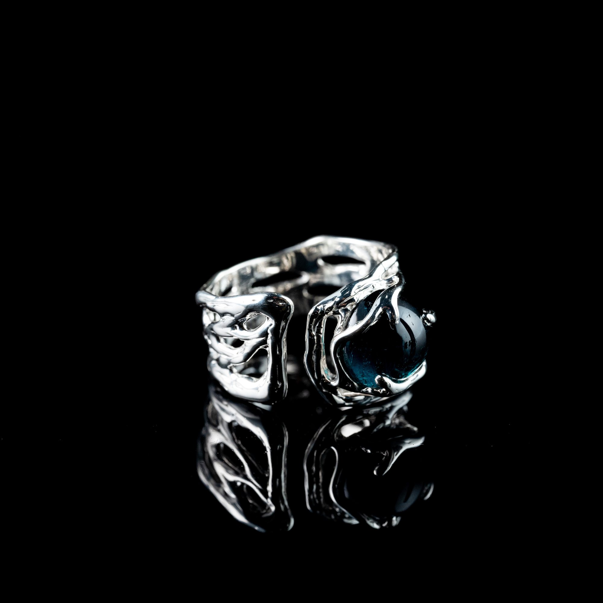 Каблучка з індиголітом - зображення 3