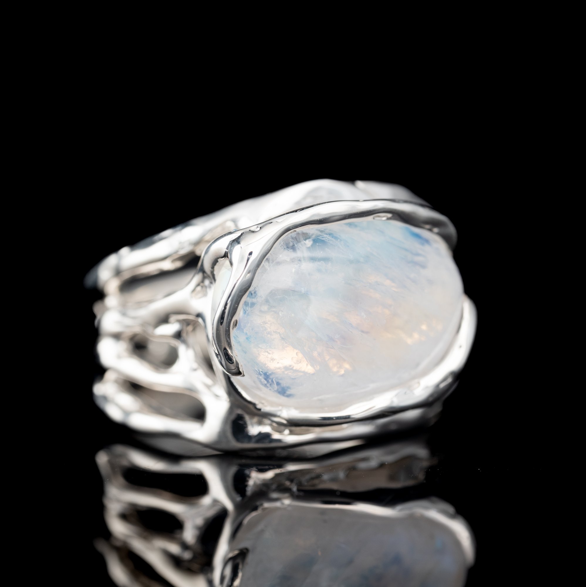 Каблучка з місячним камінням - зображення 2