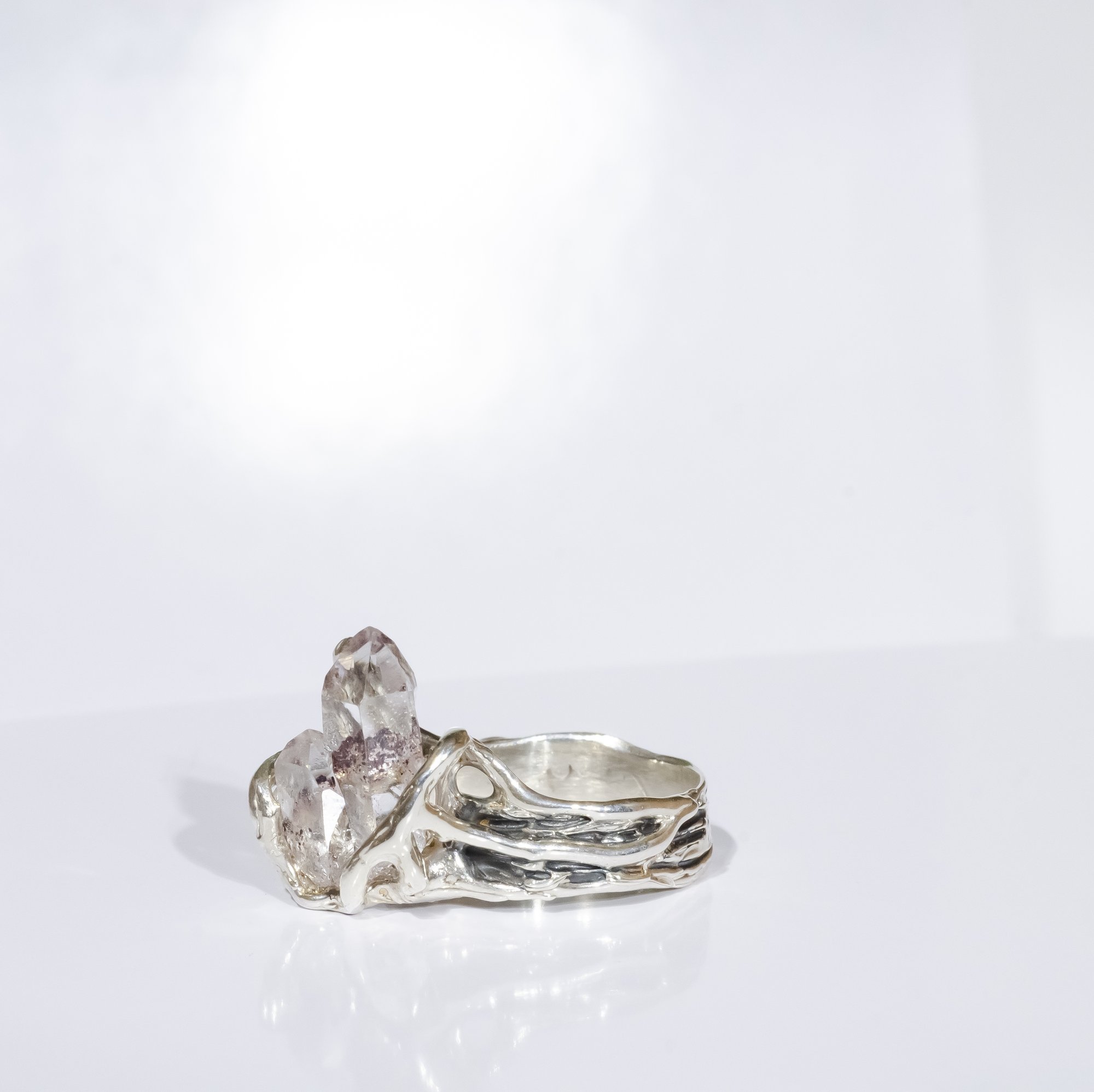 Каблучка з кварцом з включеннями гематита - зображення 3