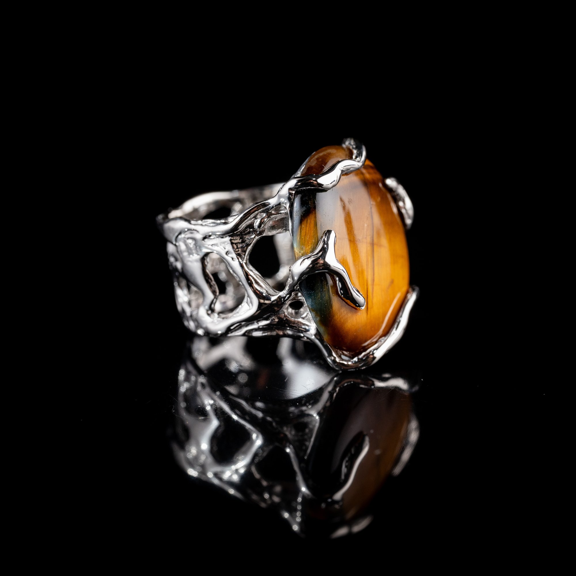 Каблучка з тигровим оком - зображення 3