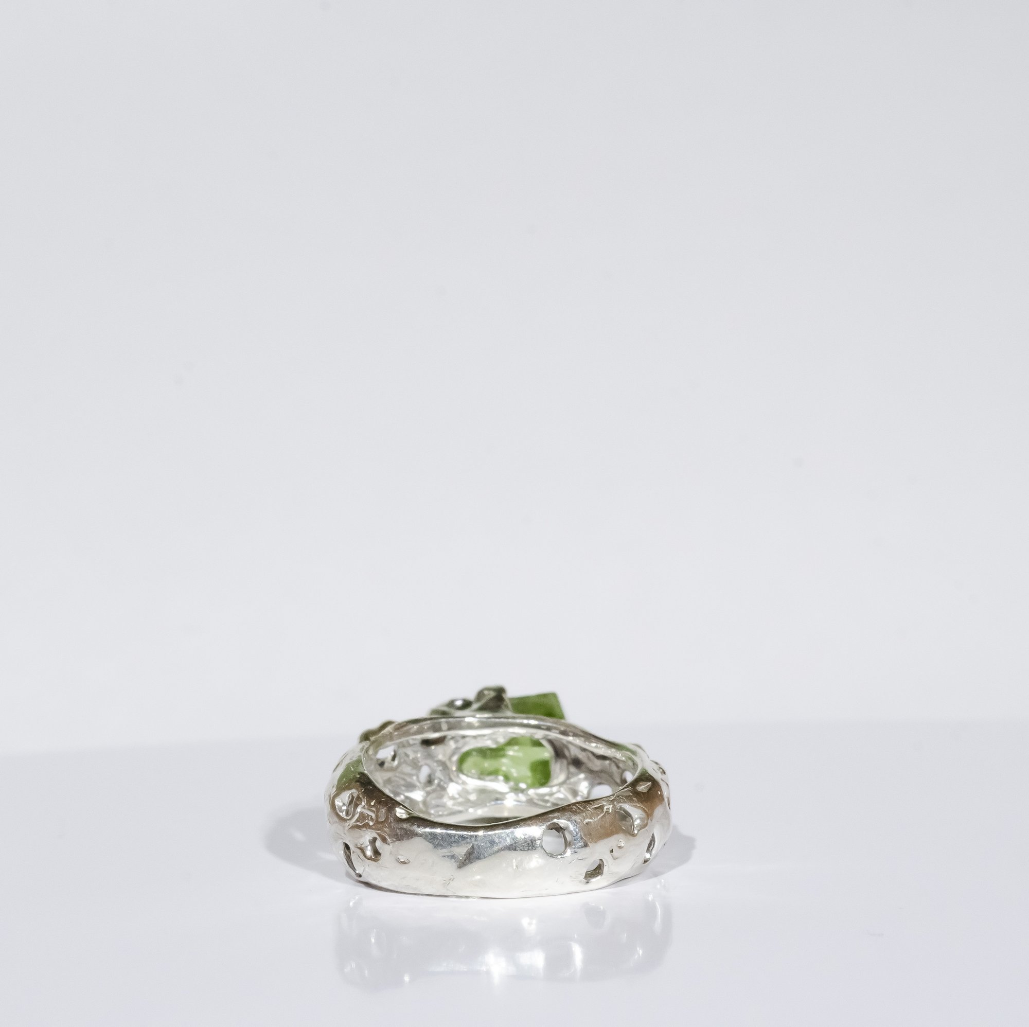 Каблучка з хризолітом - зображення 4