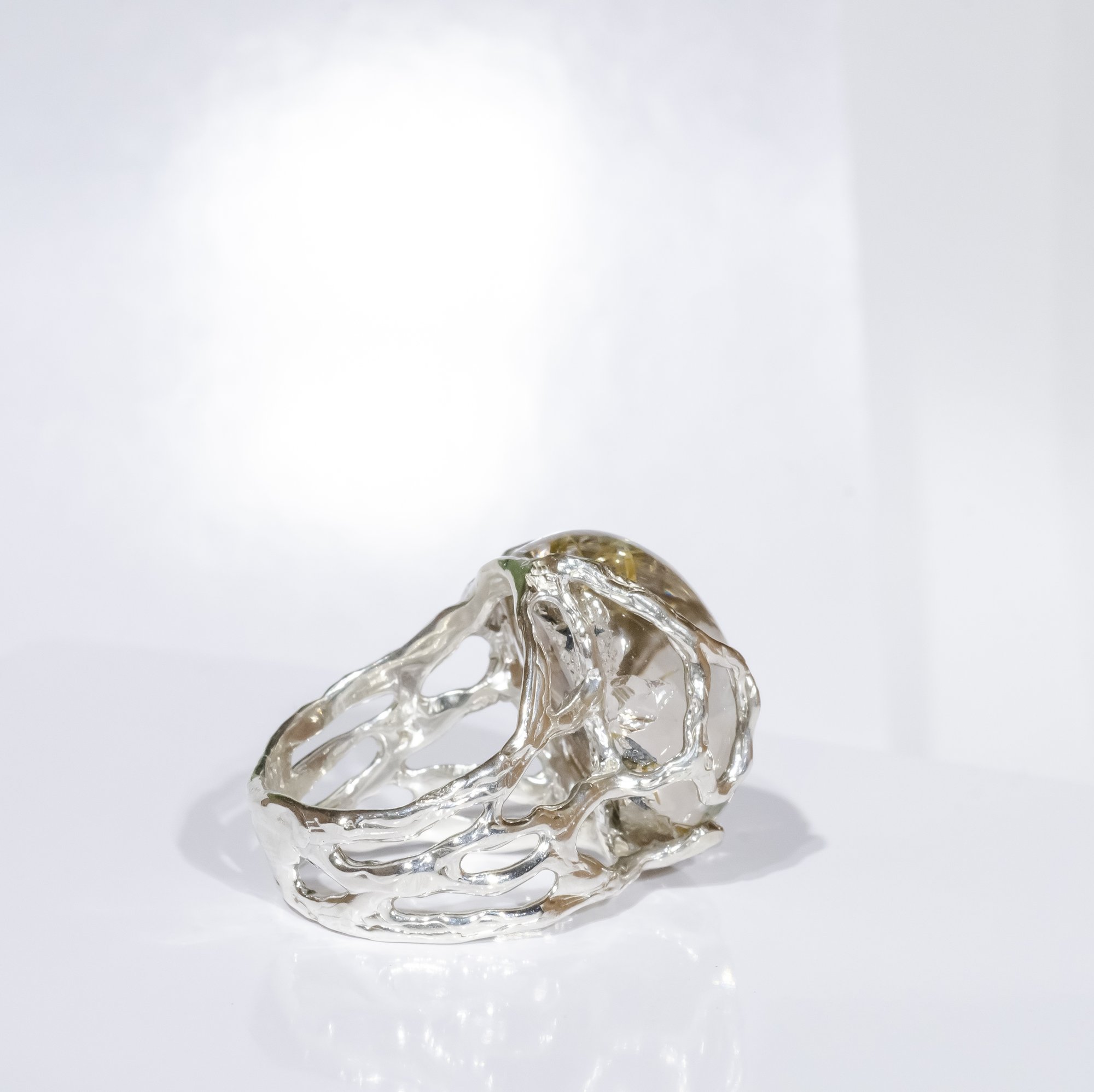 Каблучка з рутилованим кварцом - зображення 7