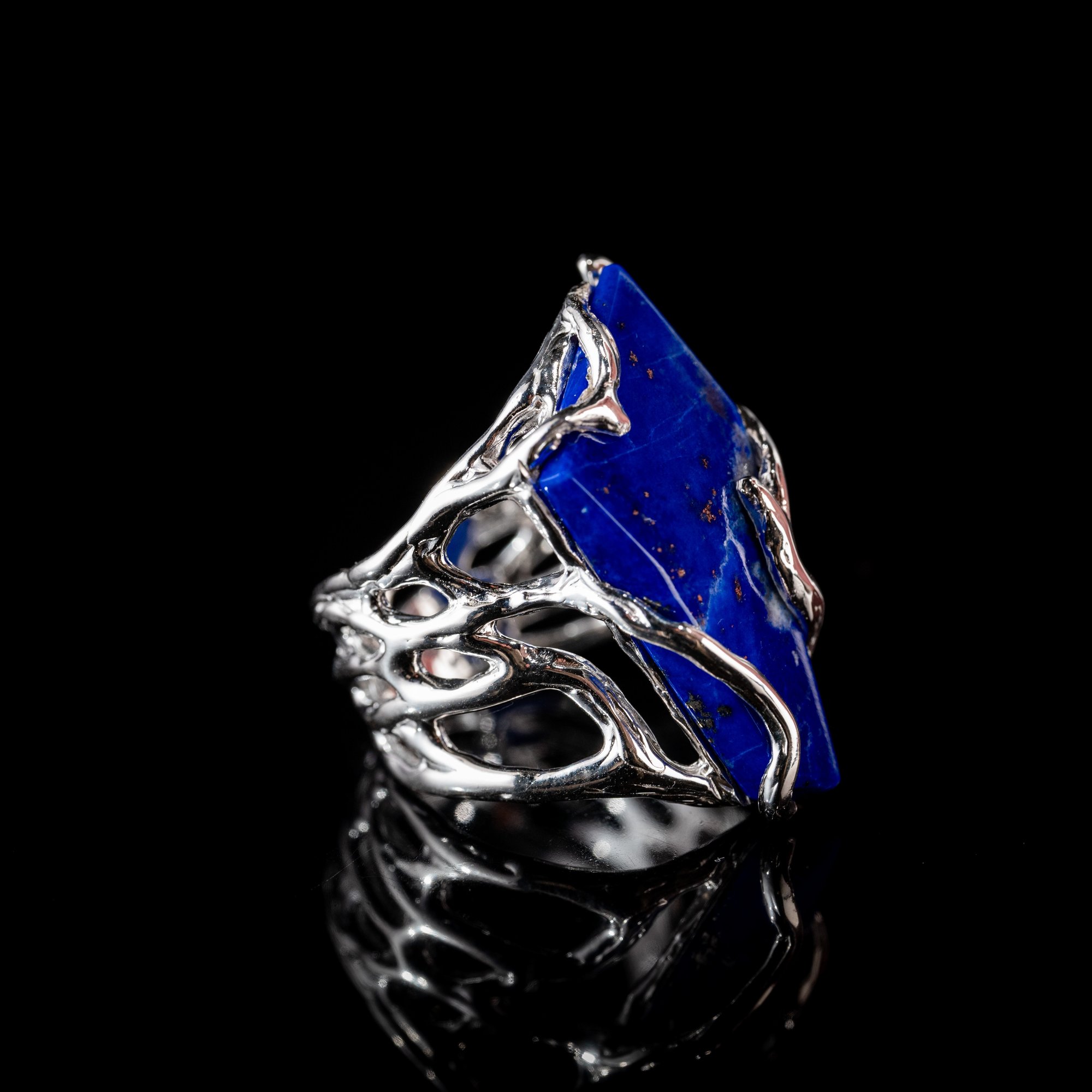 Каблучка з лазуритом - зображення 3