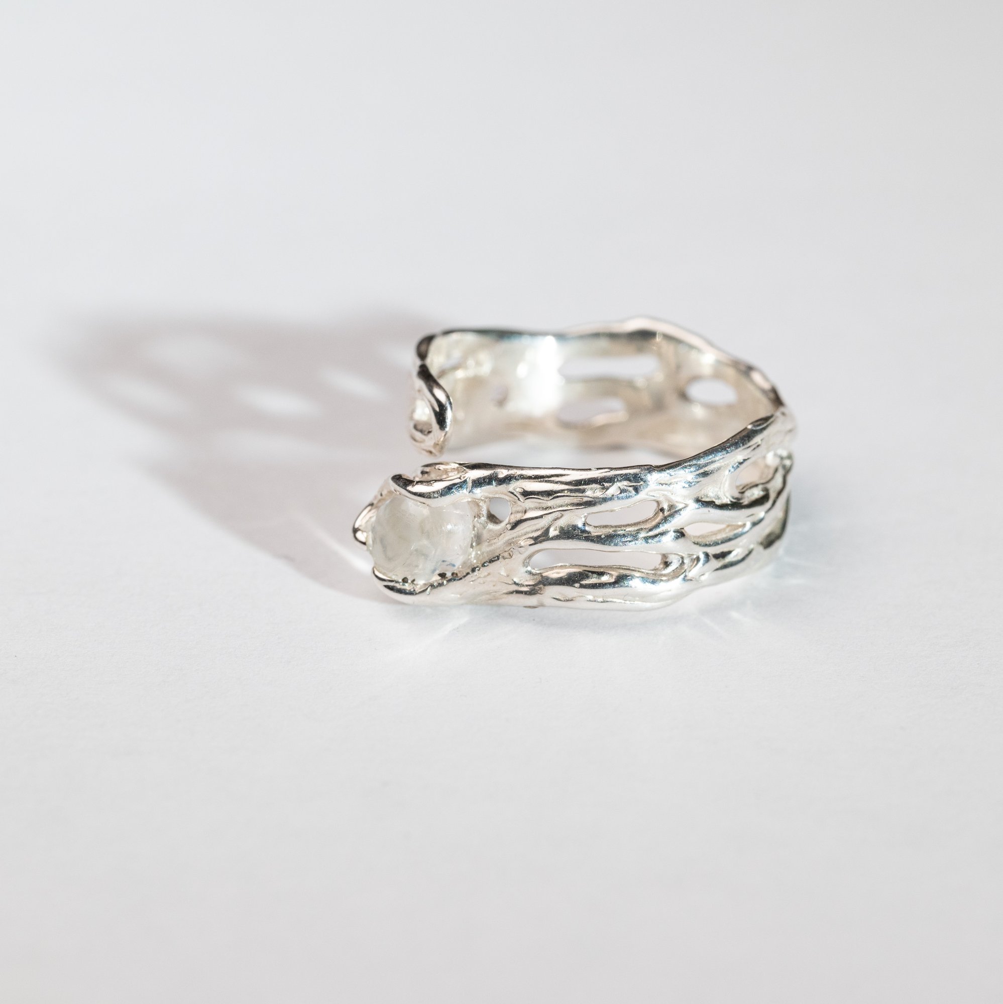 Каблучка з місячним камінням - зображення 3