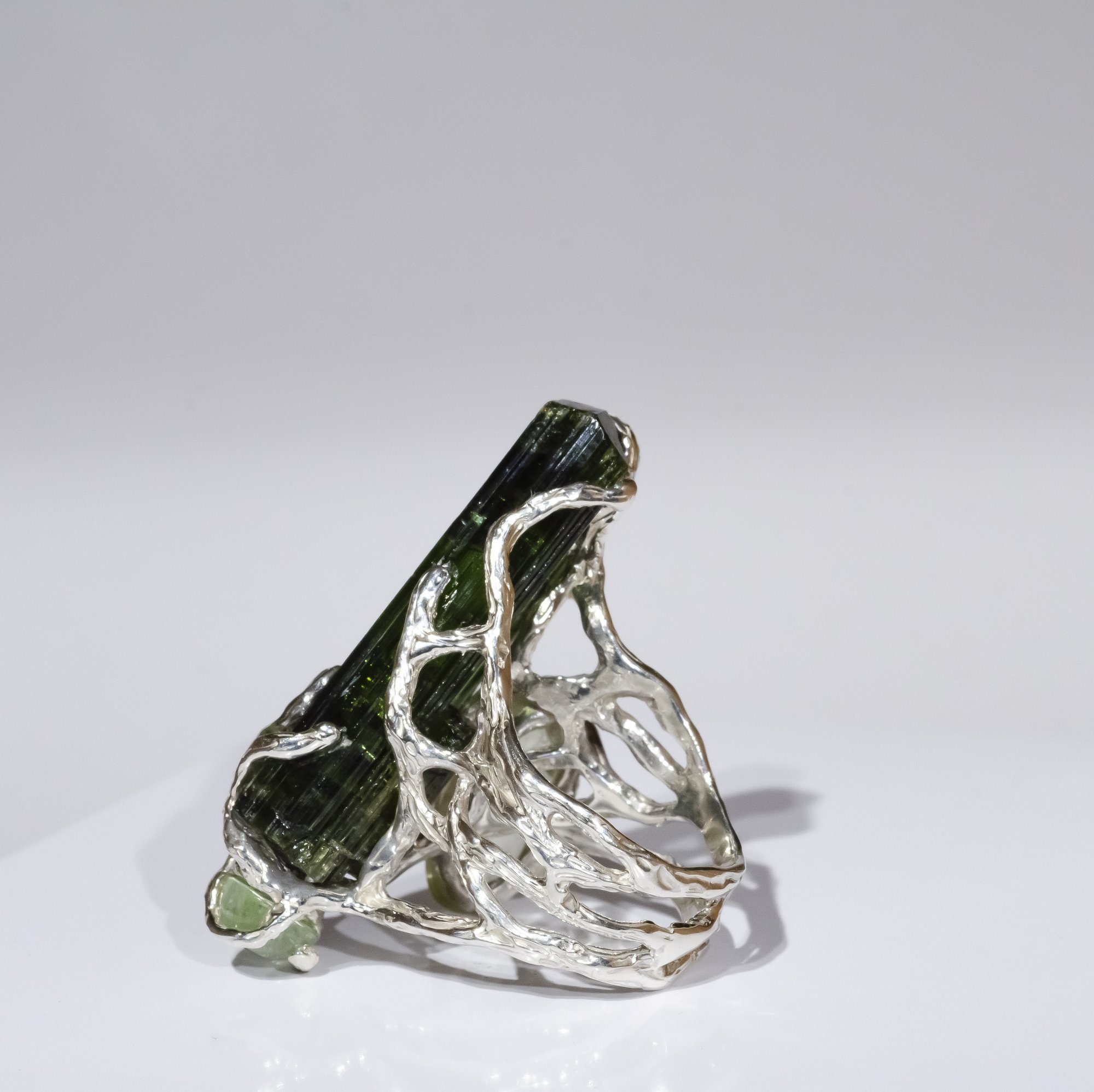 Каблучка з турмалінами та геліодором - зображення 3