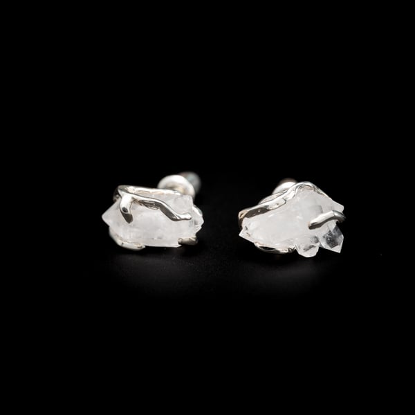 Сережки з кварцом