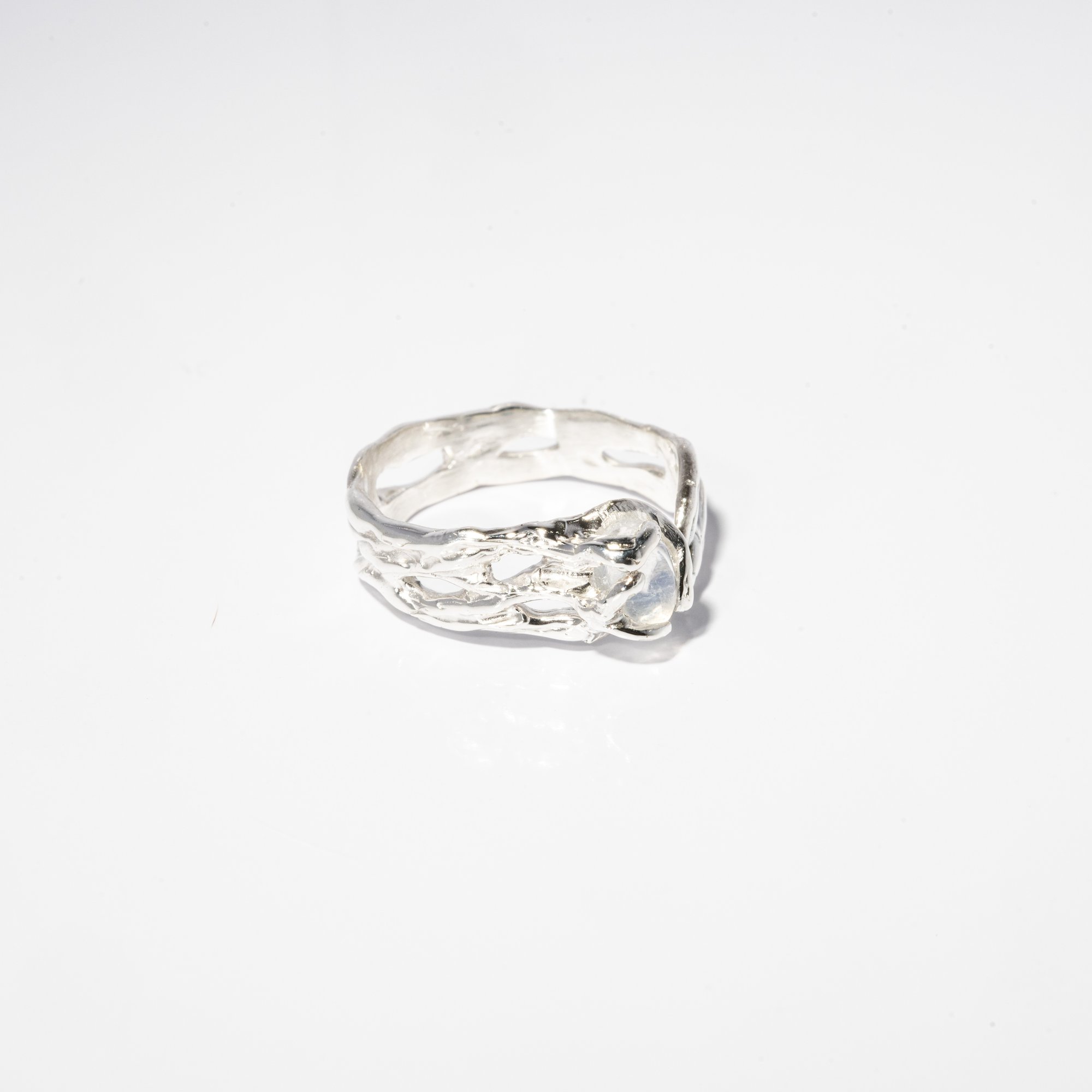 Каблучка з місячним камінням - зображення 3