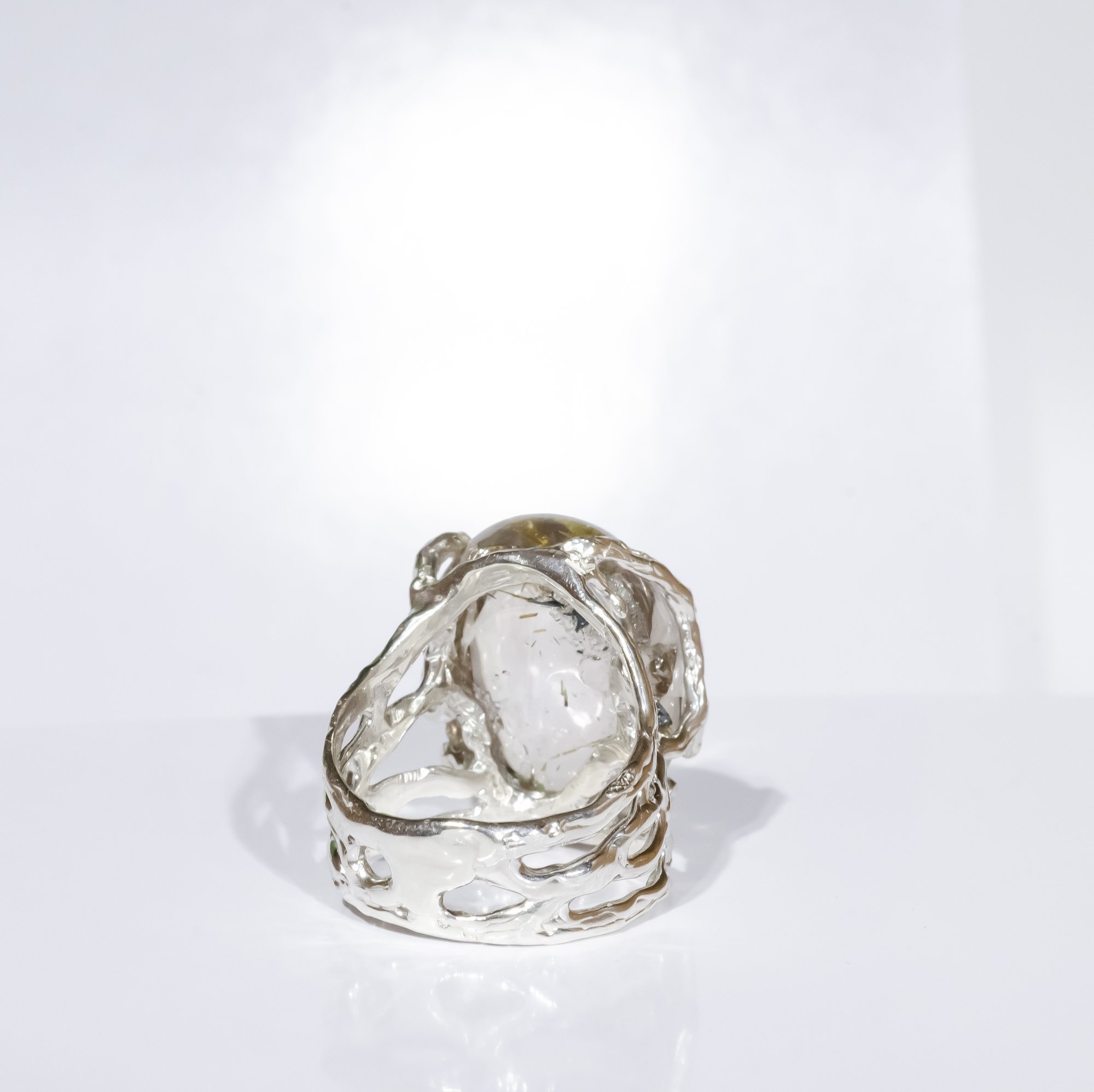 Каблучка з рутилованим кварцом - зображення 6