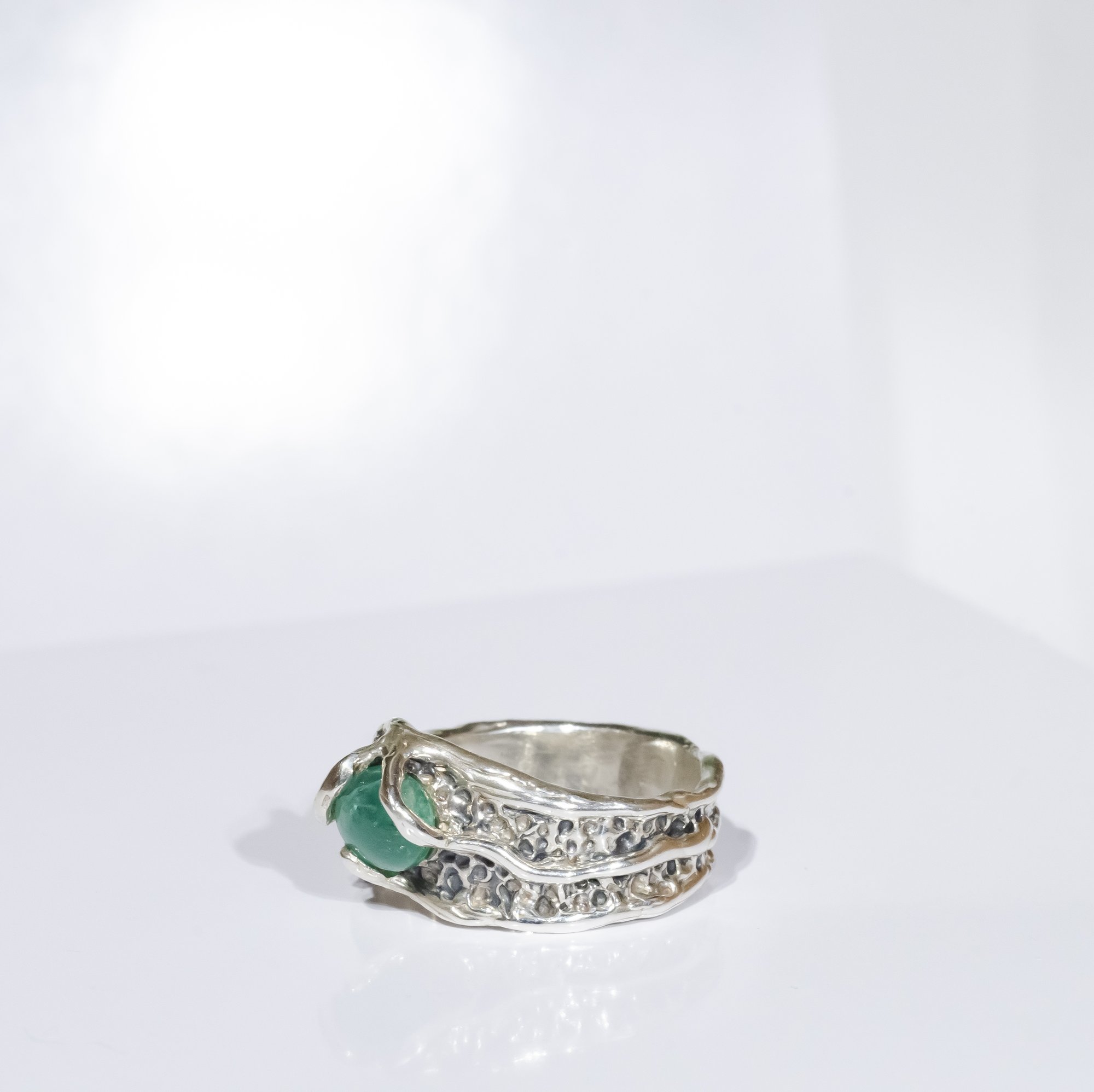 Каблучка зі смарагдом - зображення 2