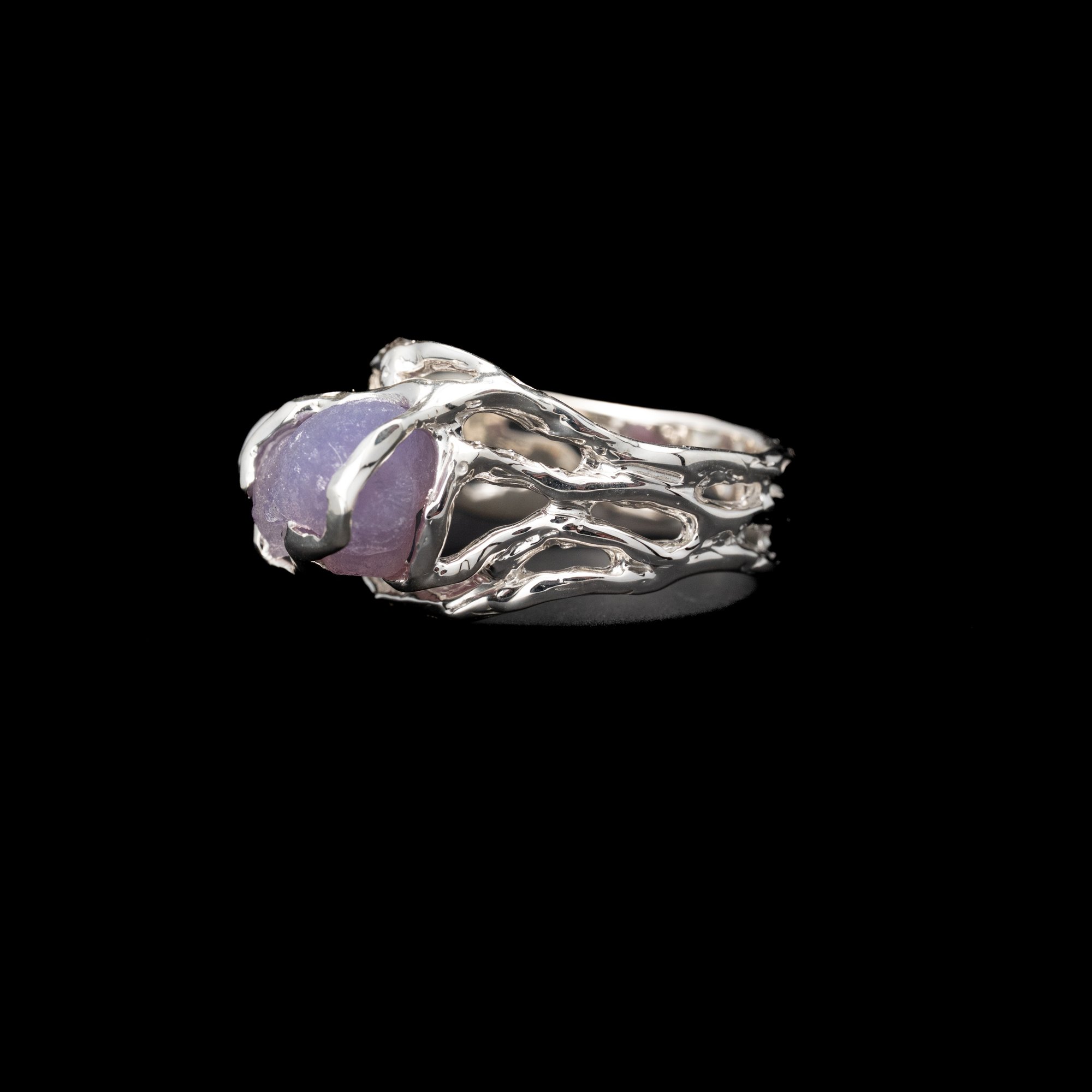 Каблучка з виноградним халцедоном - зображення 3