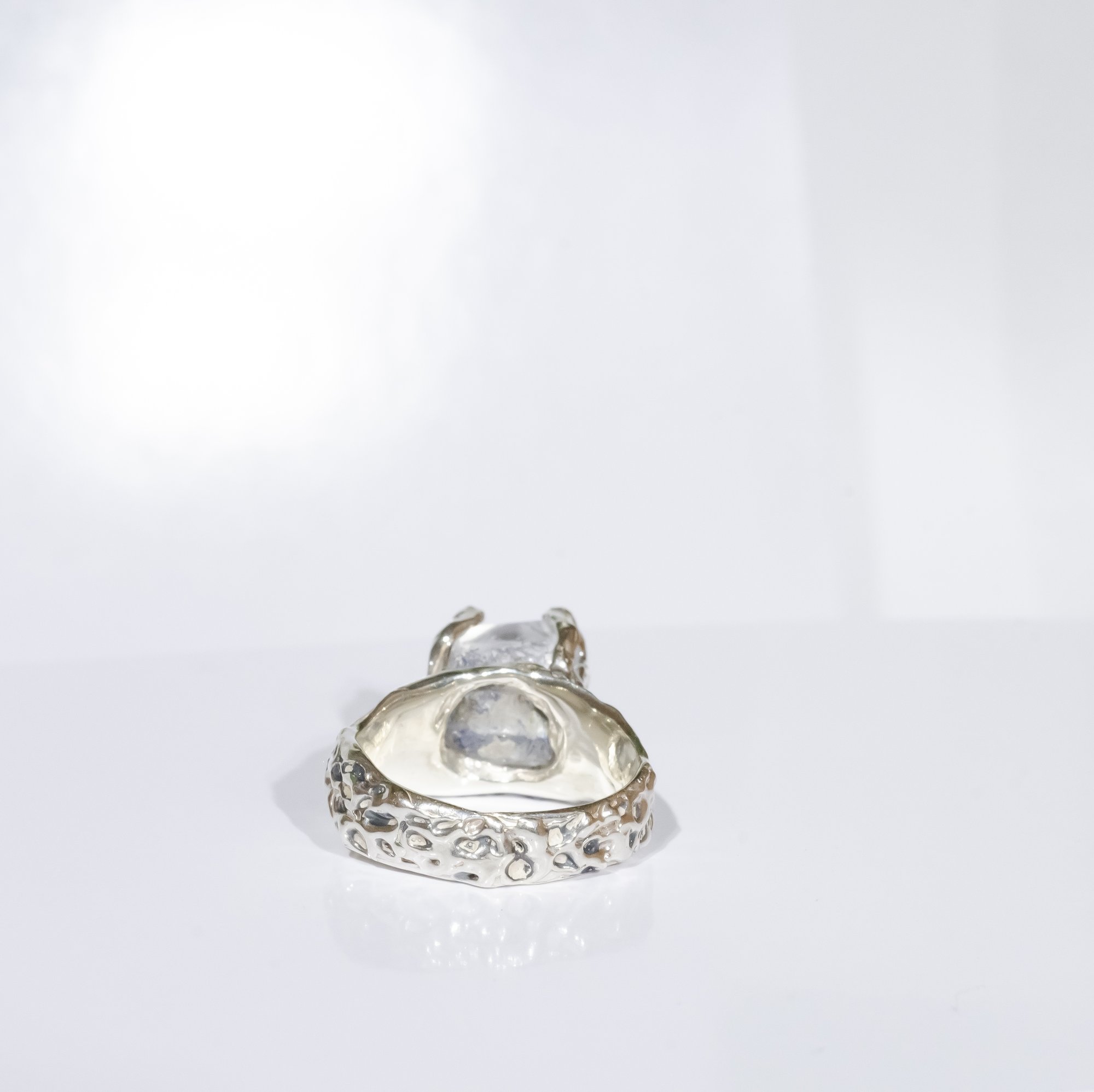 Каблучка з кварцом з включеннями дюмортьєриту - зображення 5