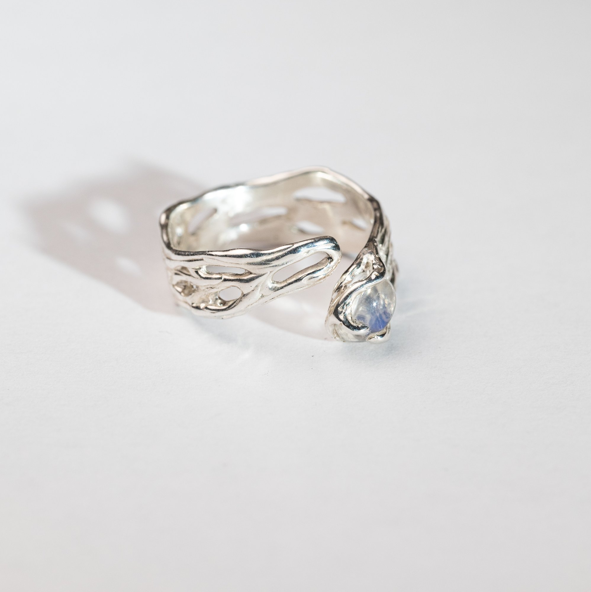 Каблучка з місячним камінням - зображення 2