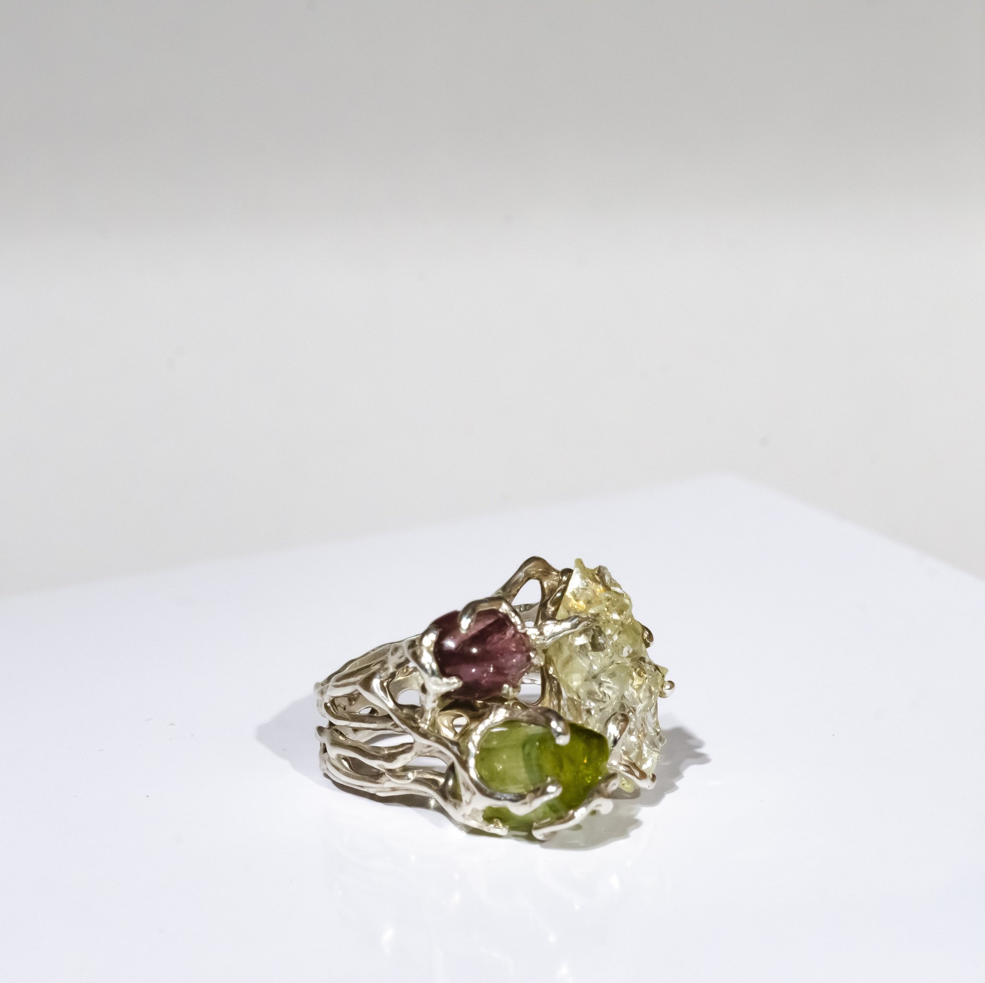 Каблучка з турмалінами та геліодором - 8