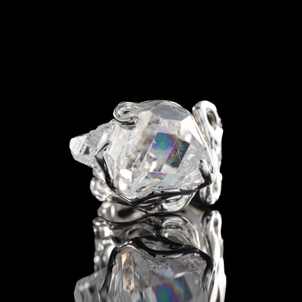 Каблучка з гірським кришталем