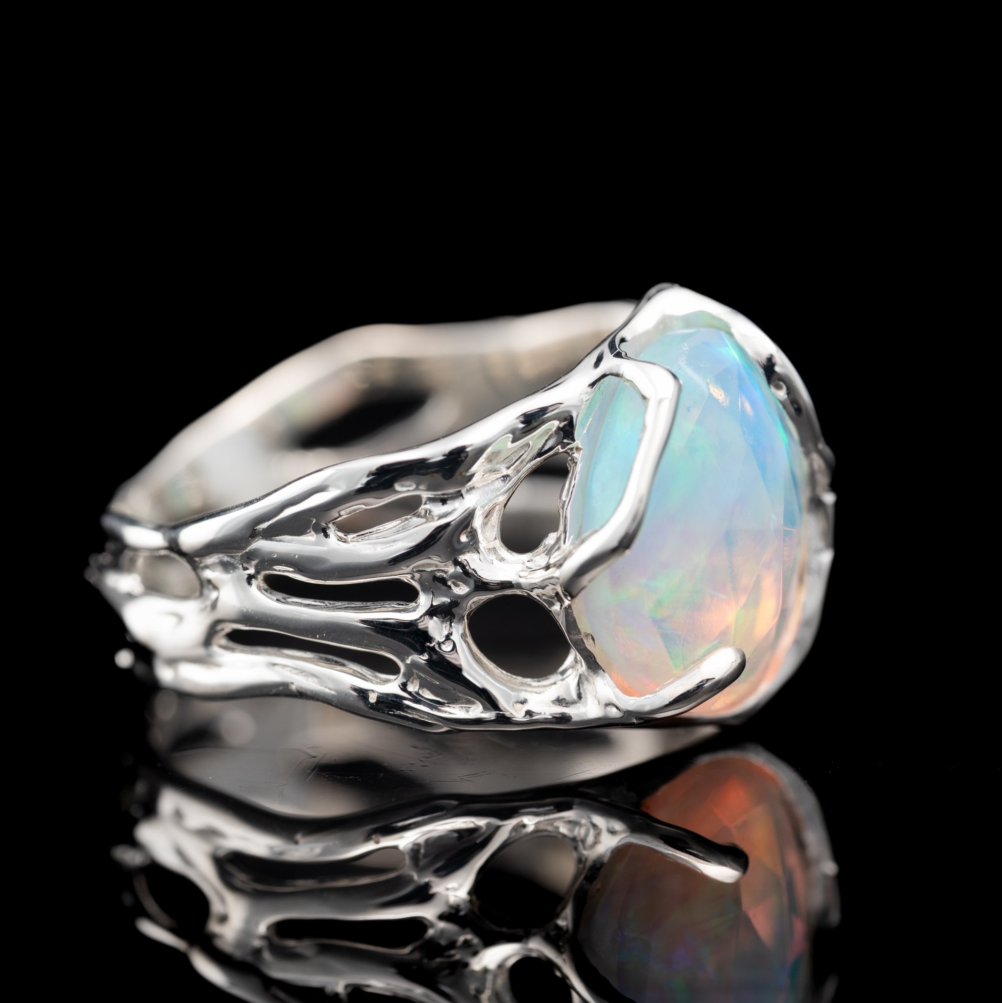 Каблучка з опалом - зображення 2