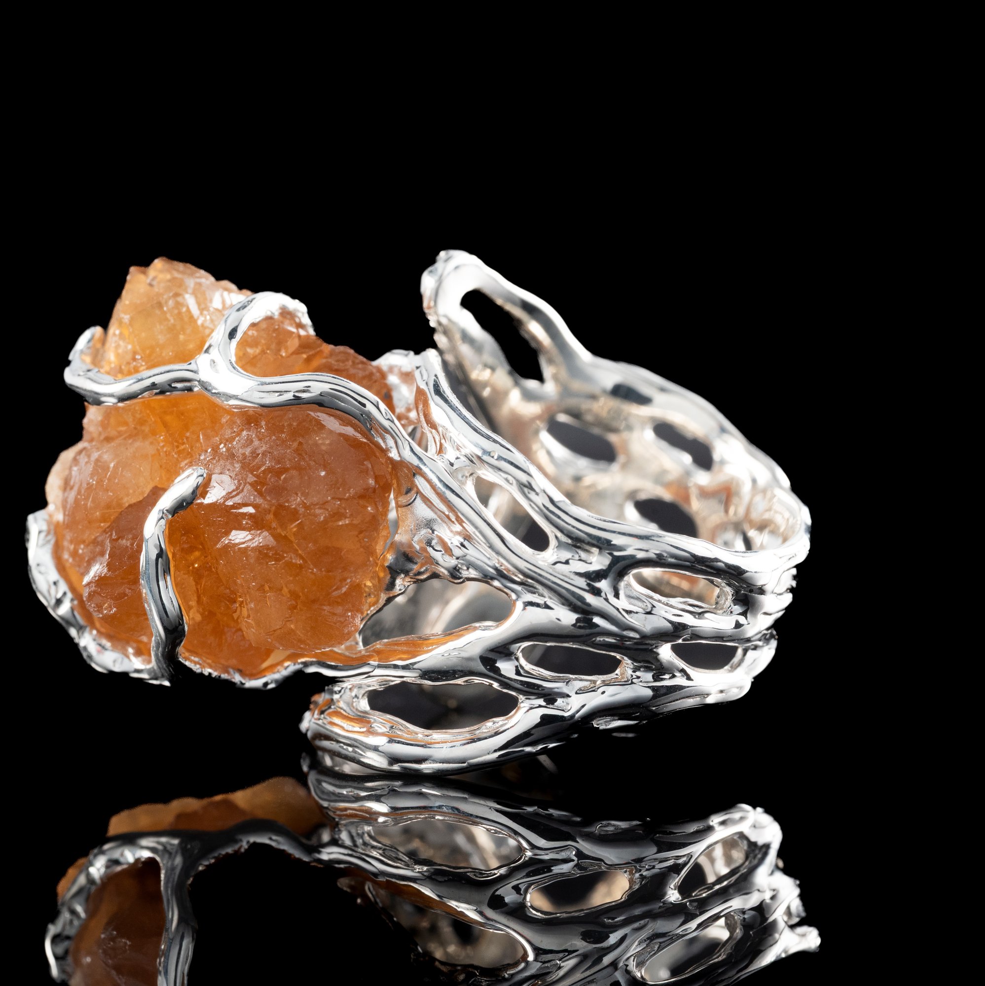 Каблучка з кварцом з включенням заліза - зображення 10