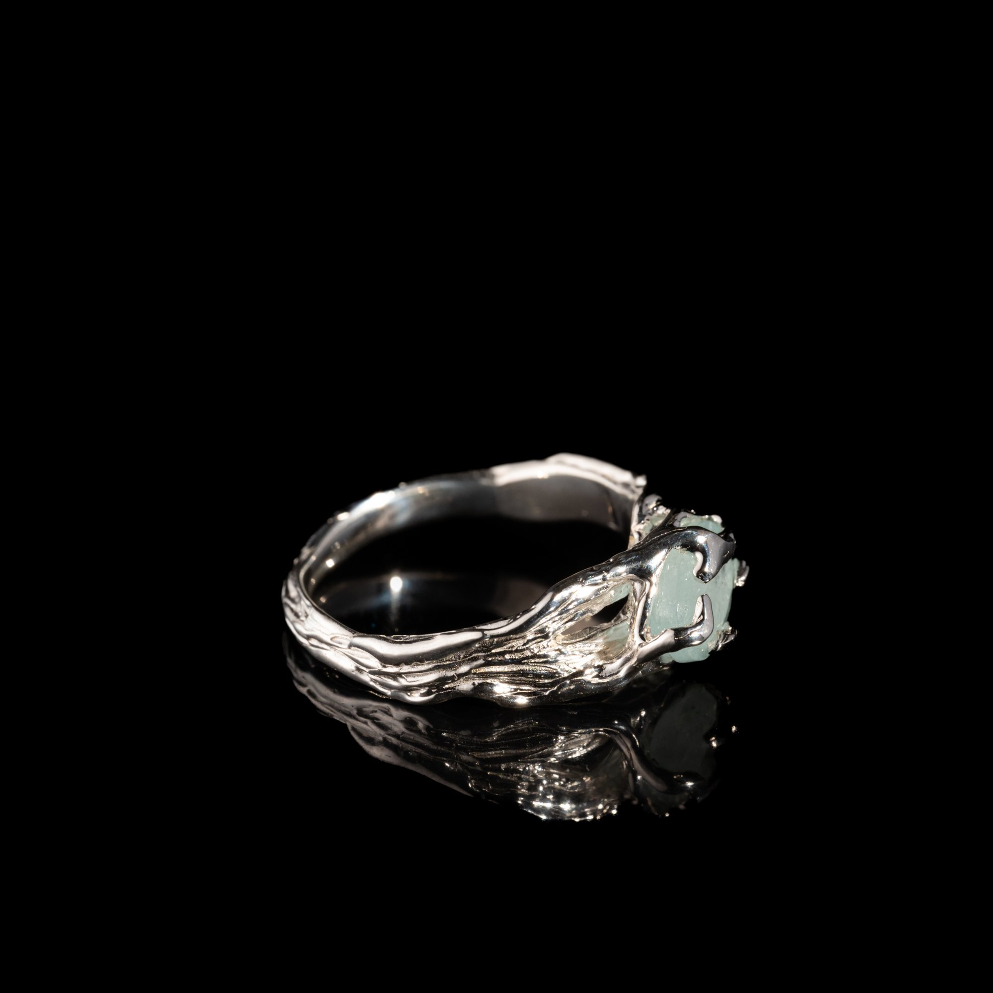 Каблучка з аквамарином - зображення 3