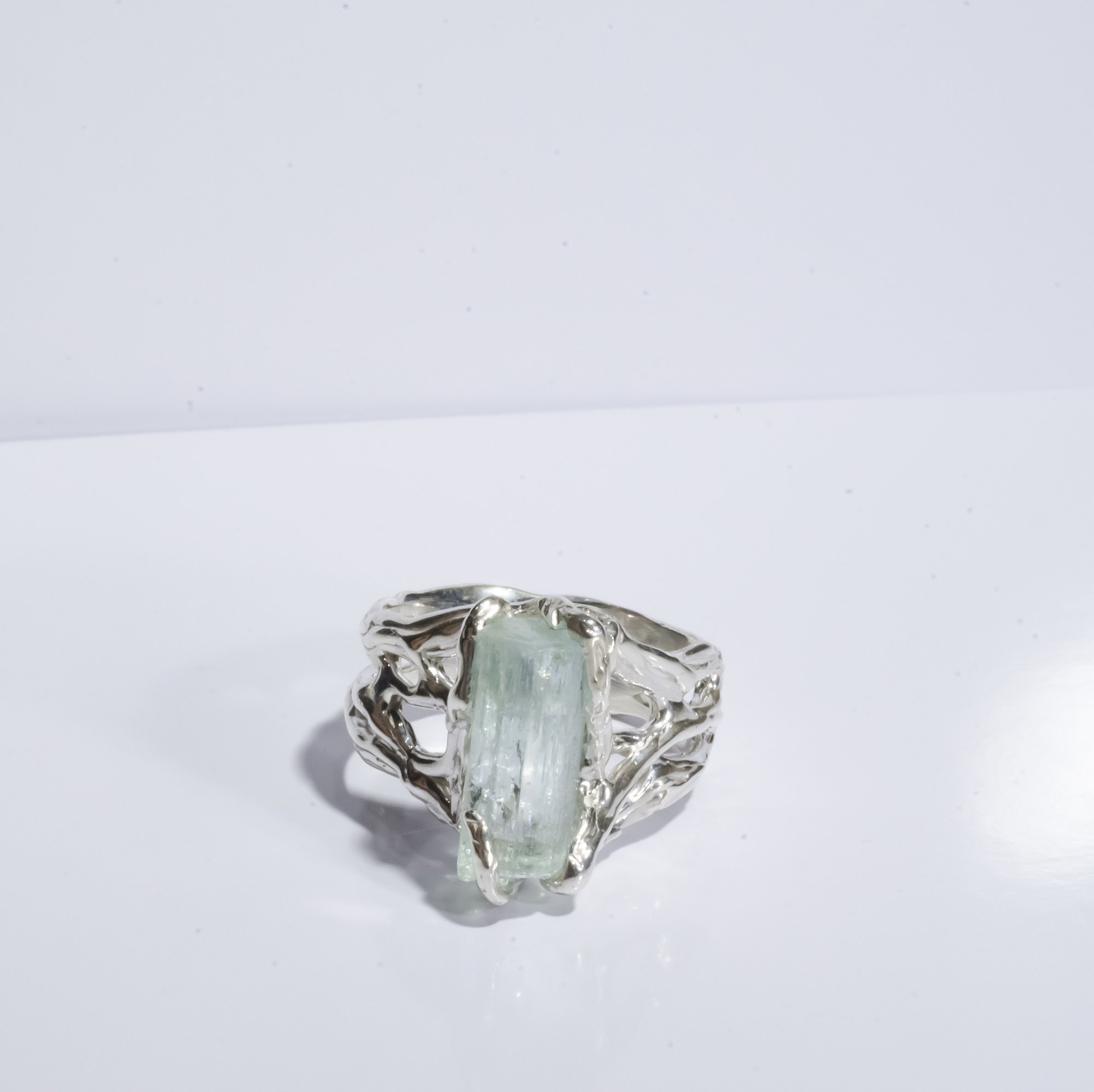 Каблучка з аквамарином - зображення 2