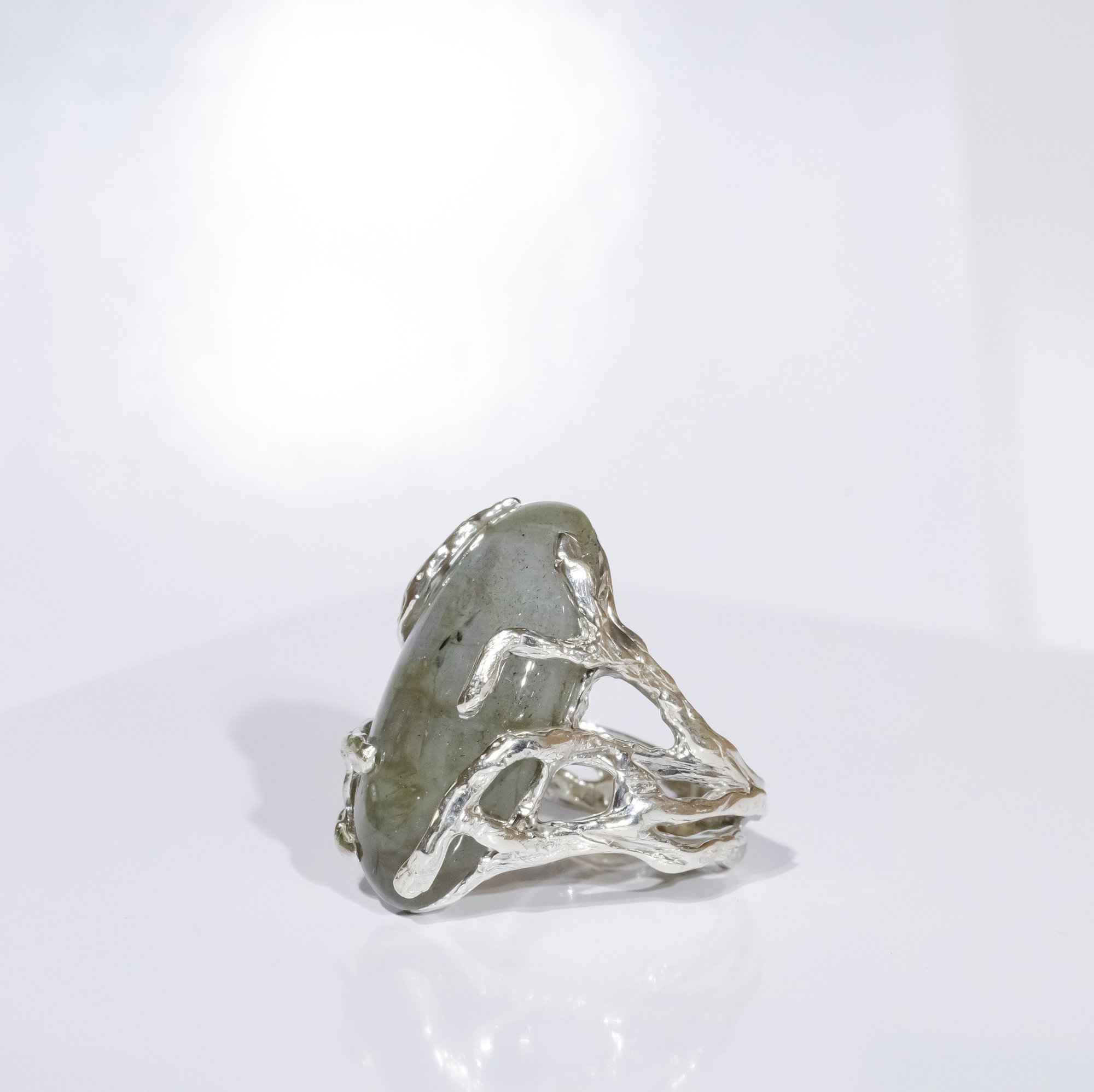 Каблучка з лабрадоритом - зображення 3