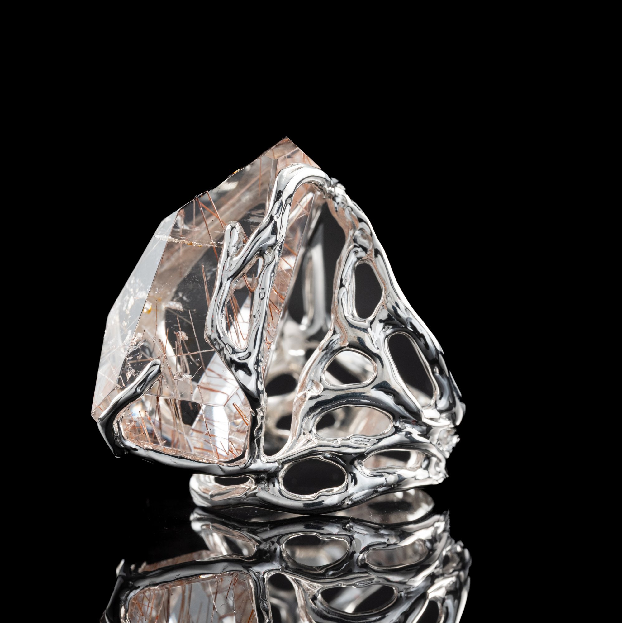 Каблучка з рутиловим кварцом - зображення 10