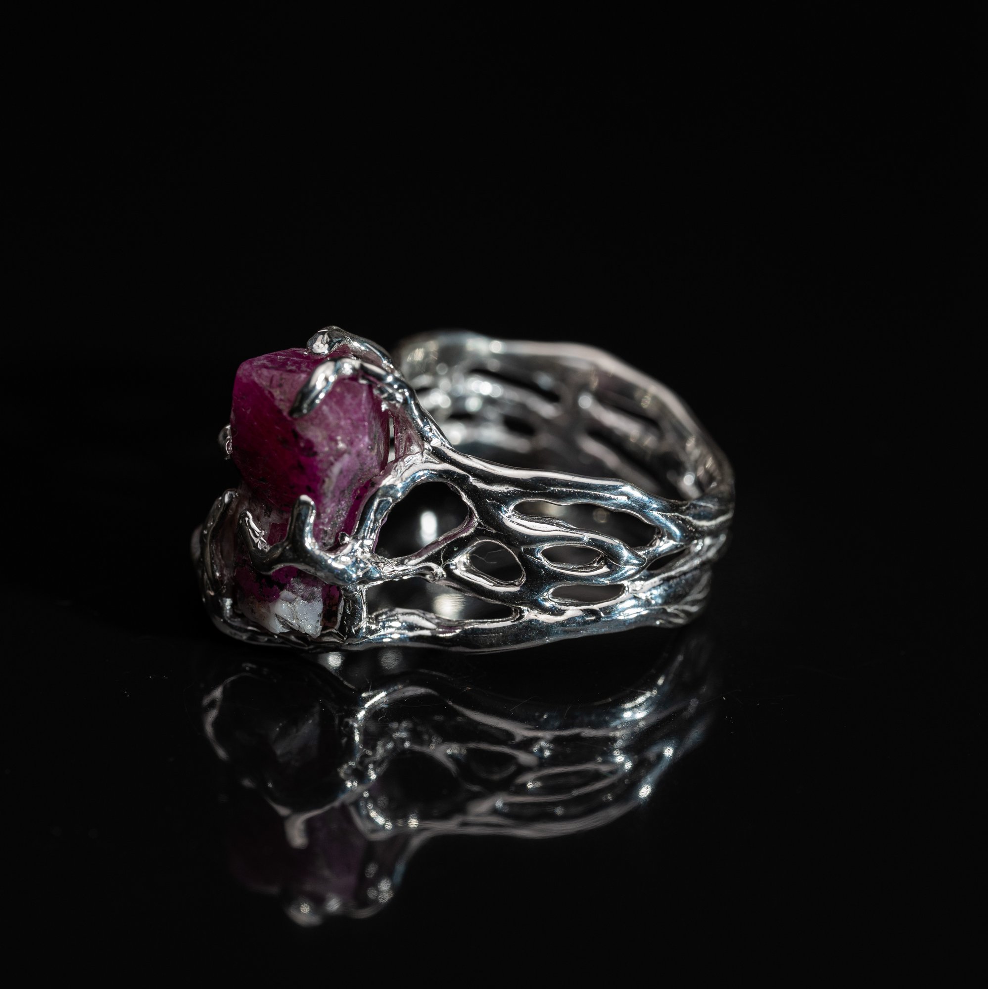 Каблучка з рубіном - зображення 2