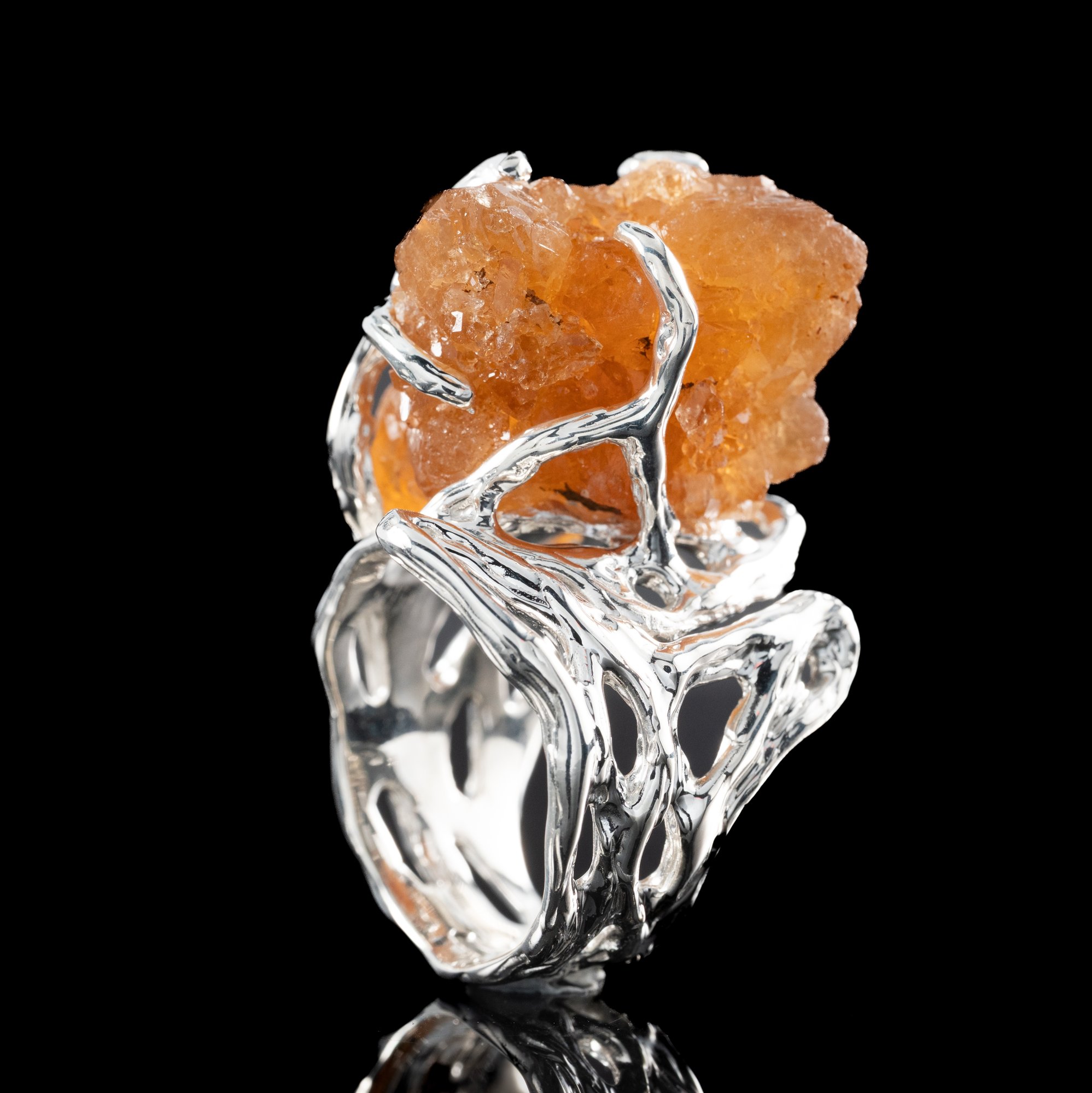 Каблучка з кварцом з включенням заліза - зображення 15