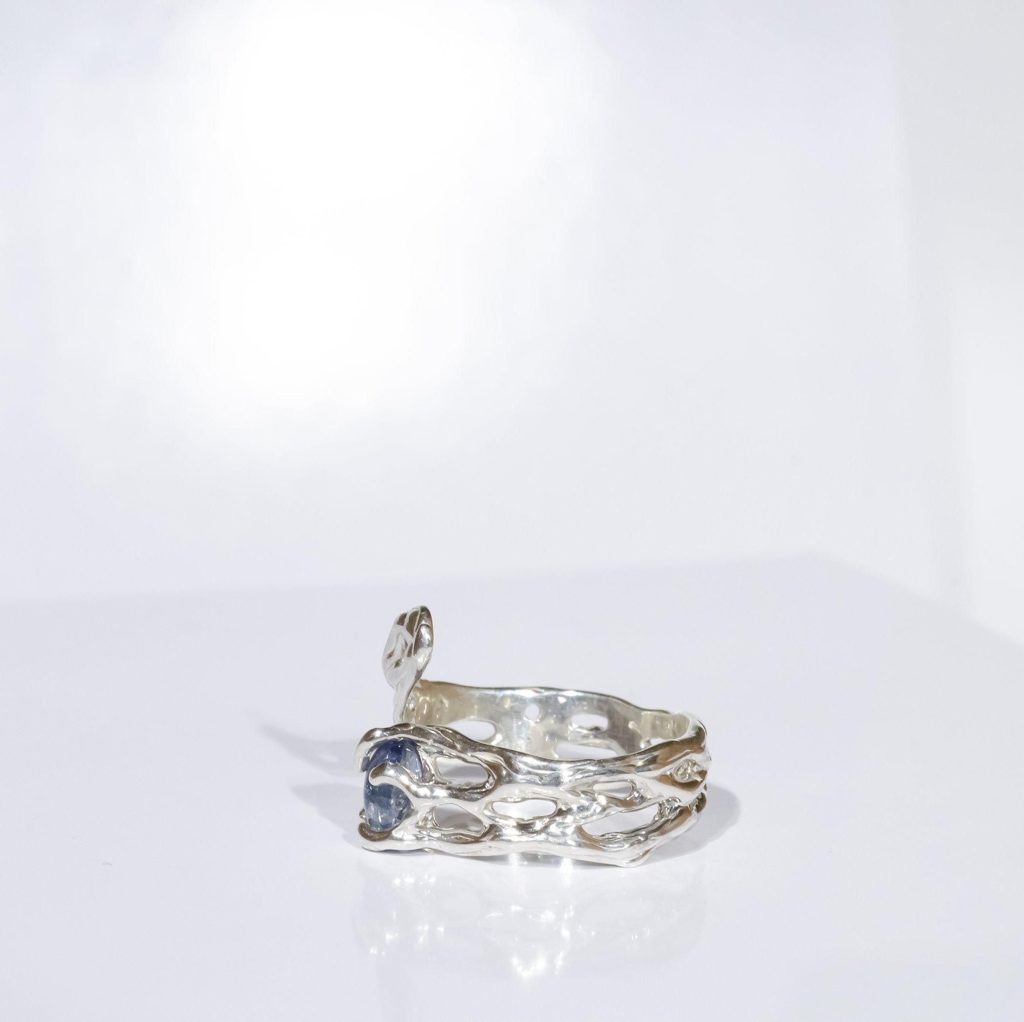 Каблучка з танзанітом - зображення 3