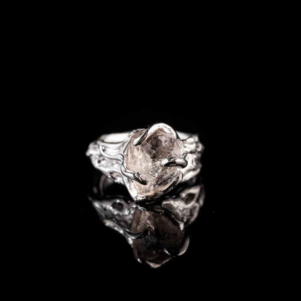Ring with Wine Topaz