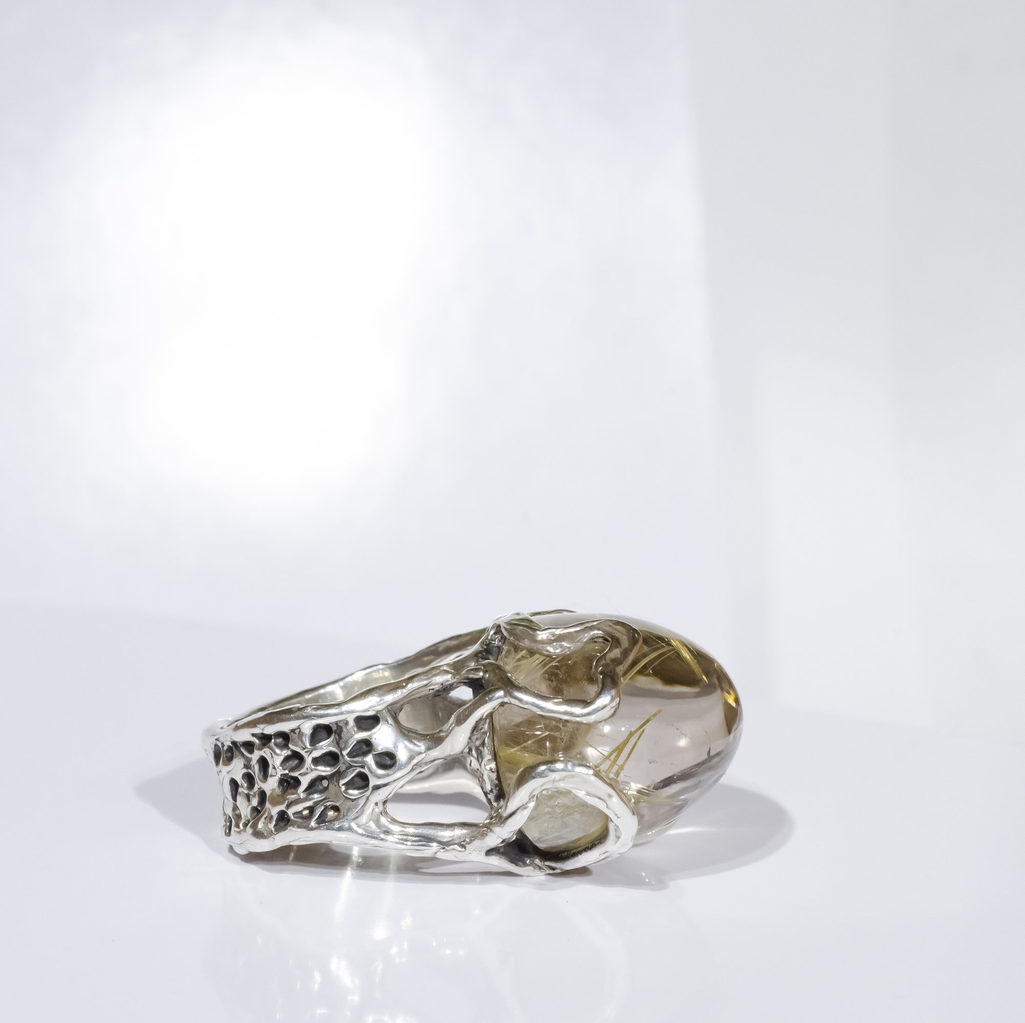 Каблучка з рутилованим кварцом - зображення 8