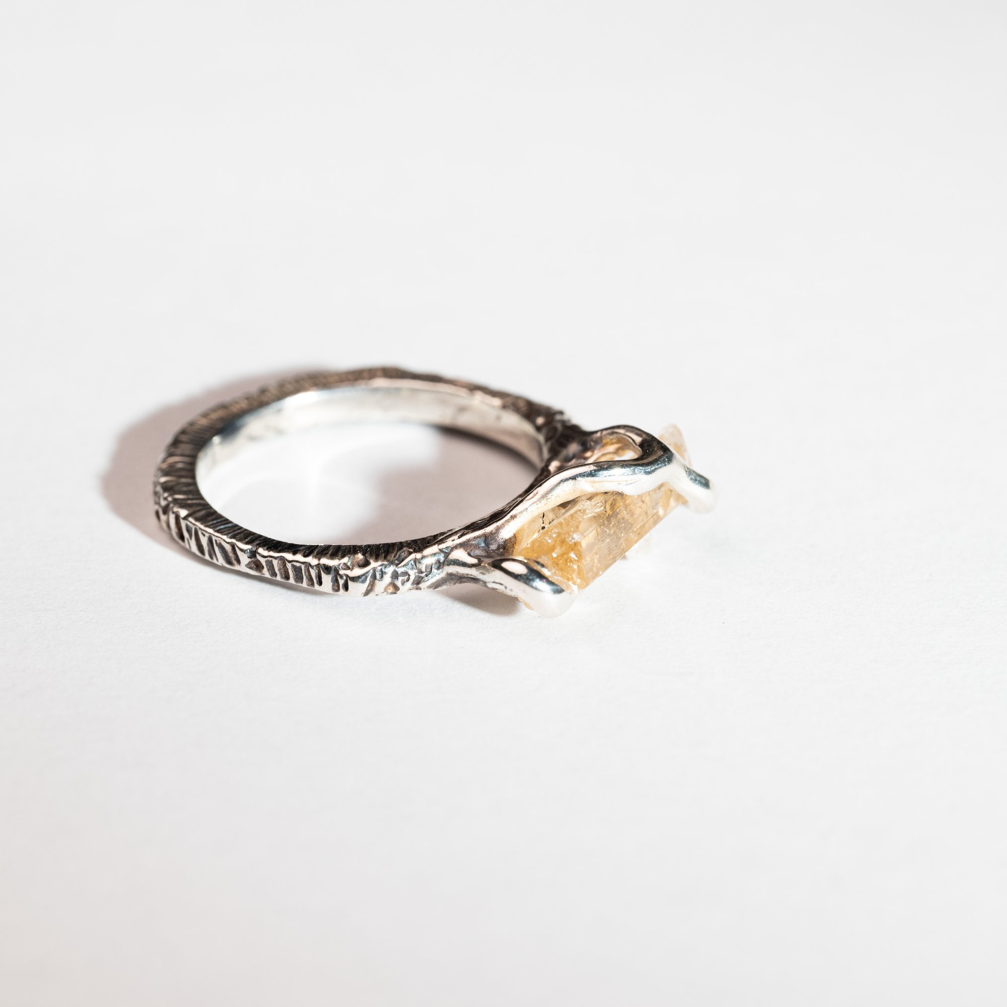 Каблучка з топазом імперіалом - зображення 2