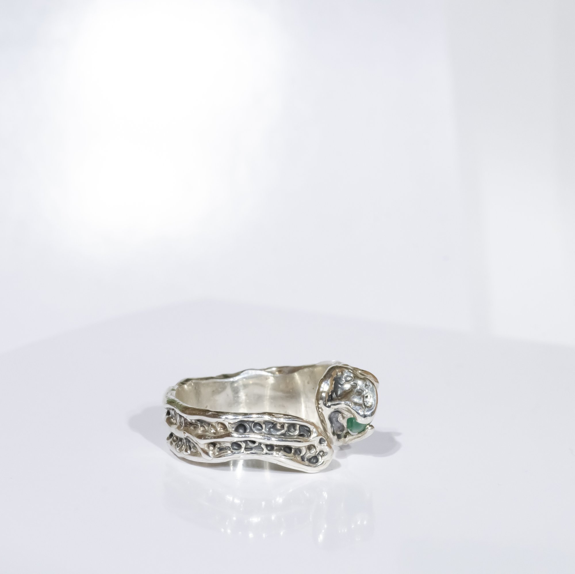 Каблучка зі смарагдом - зображення 7