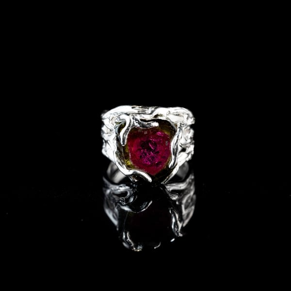 Каблучка з турмаліном