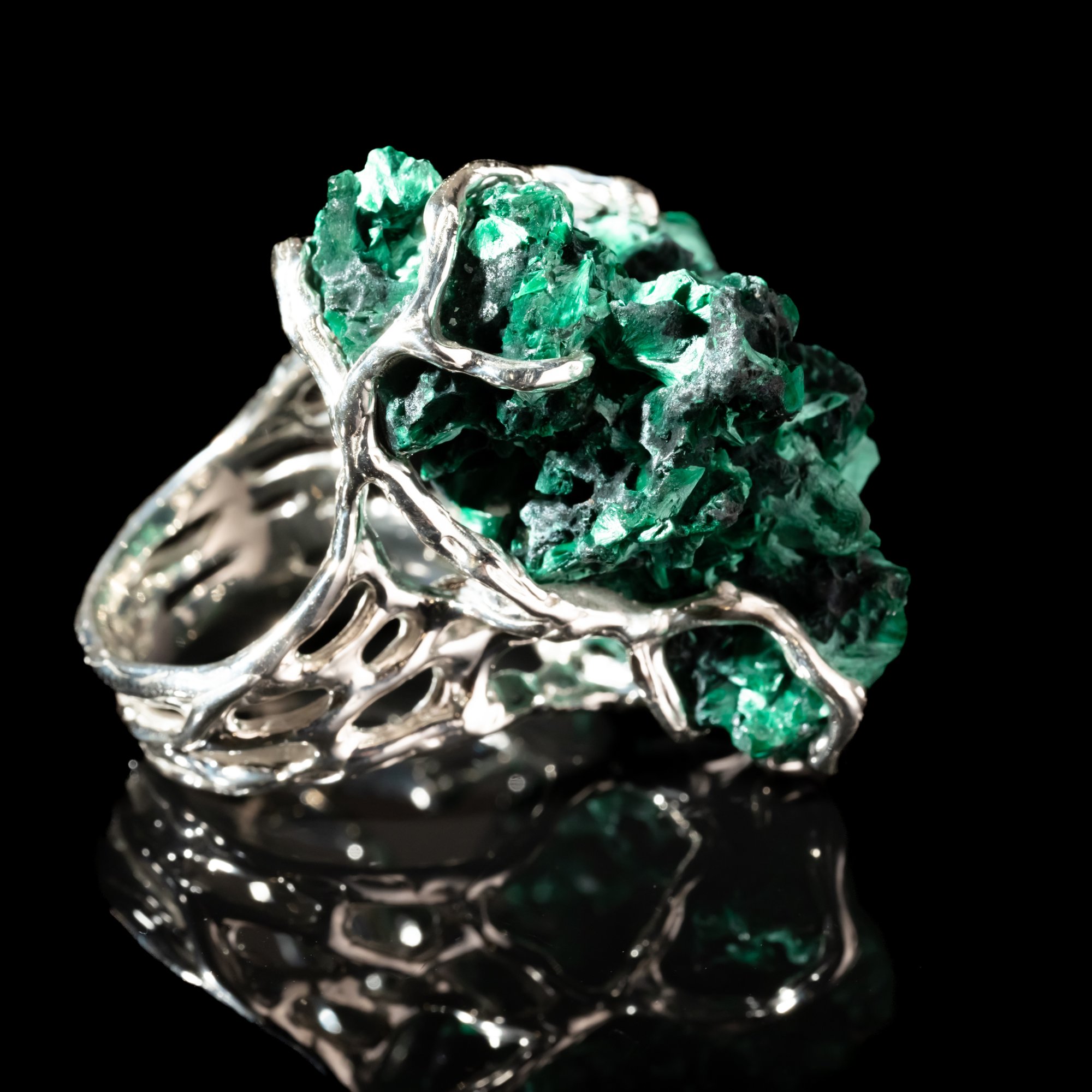 Каблучка з малахітом - зображення 5