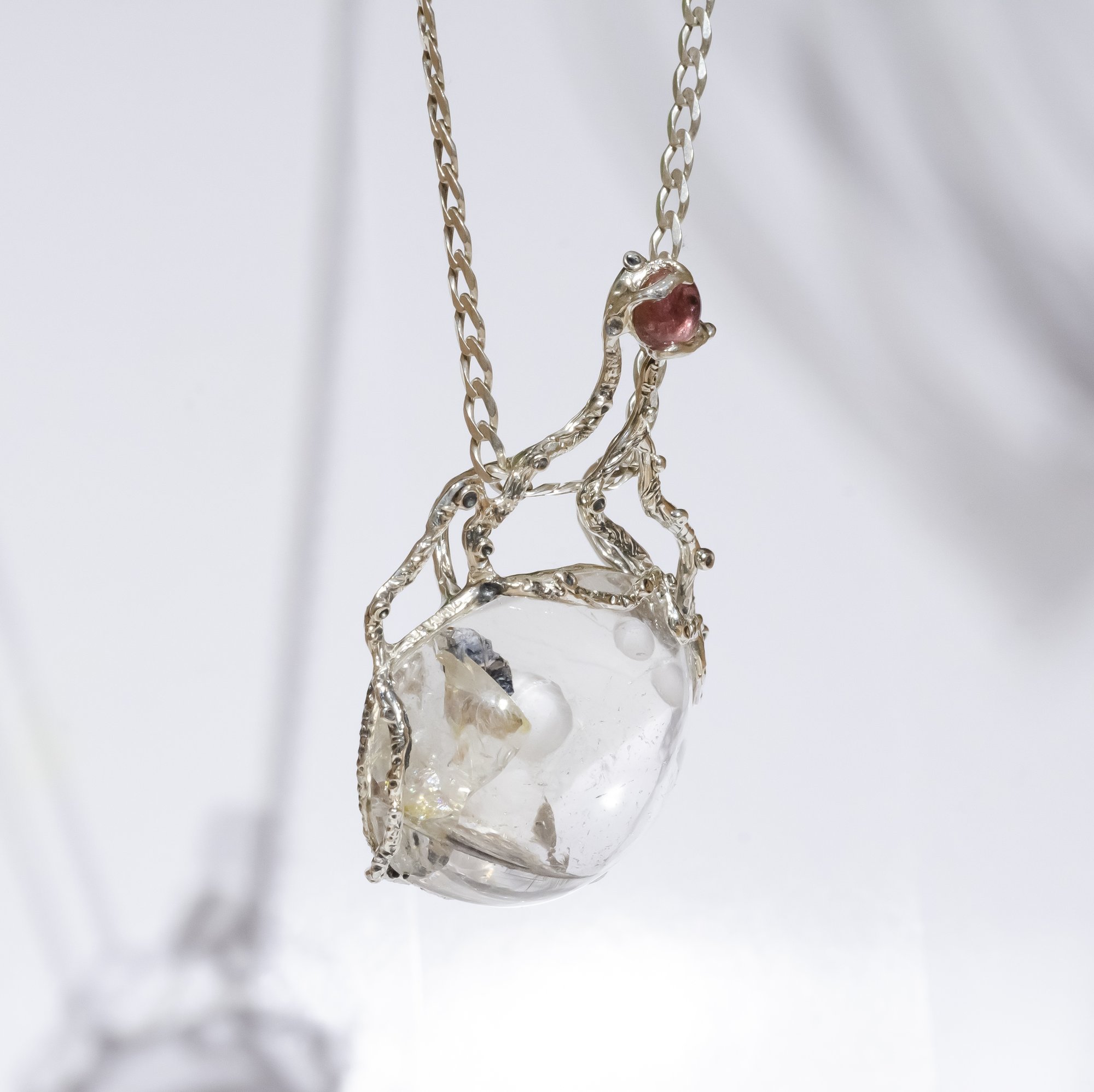 Кулон з топазом та турмаліном - зображення 3